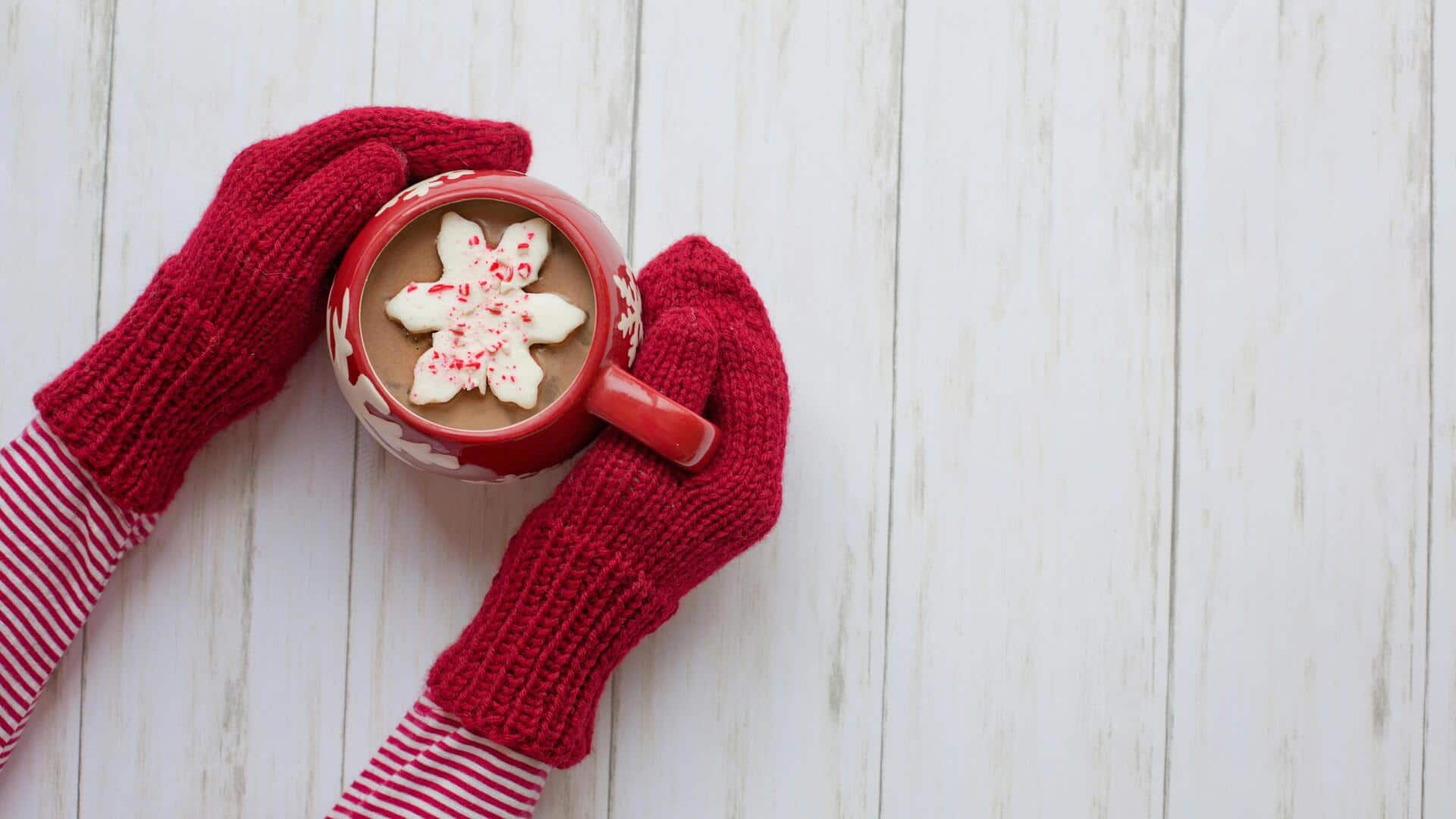 リブ編みニット手袋の冬スタイル5選