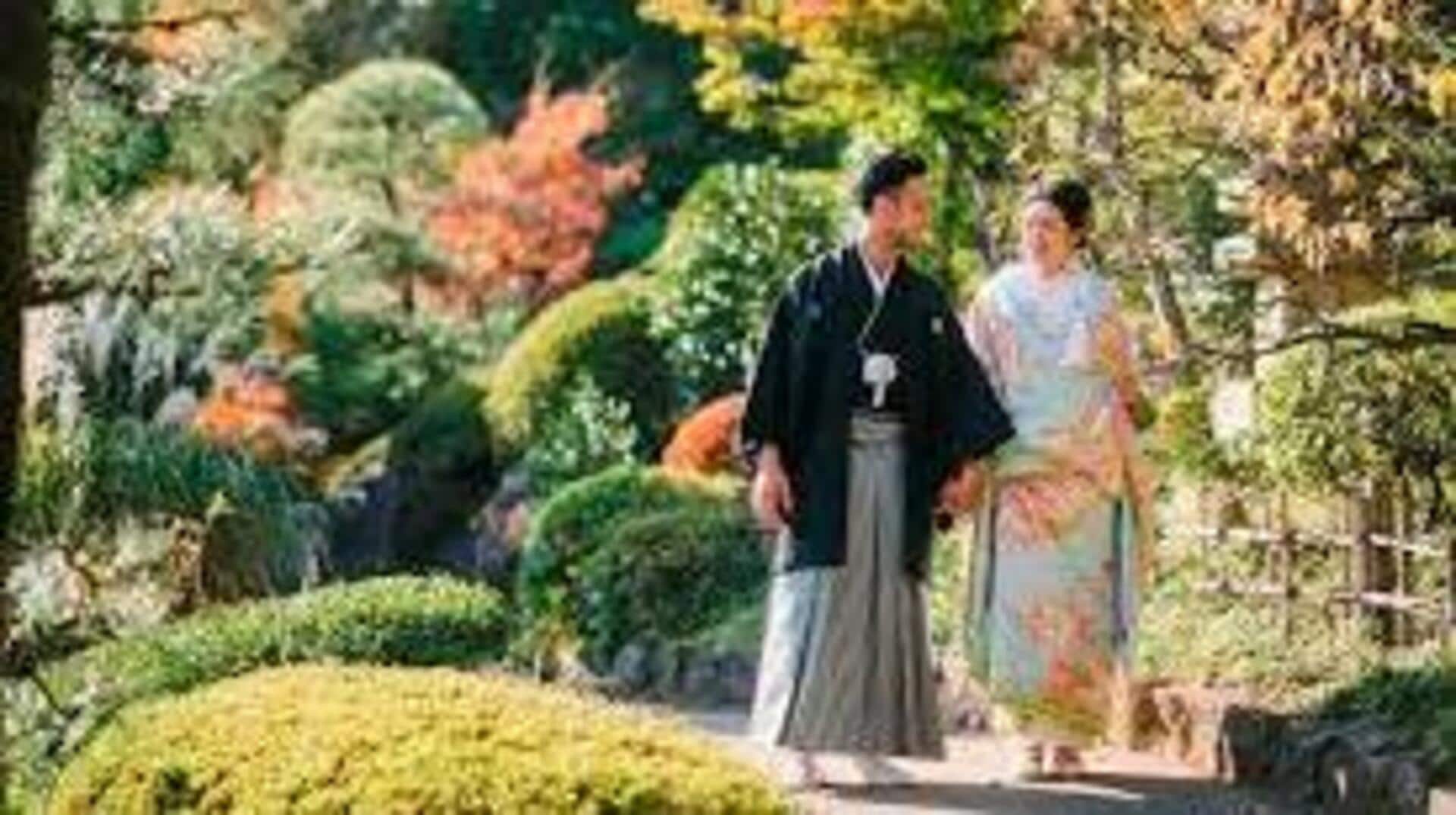 日本庭園にインスパイアされた季節のカラーパレット