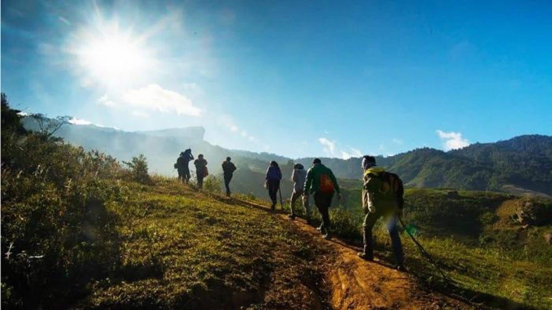 ベトナムの山岳トレイルでの冒険