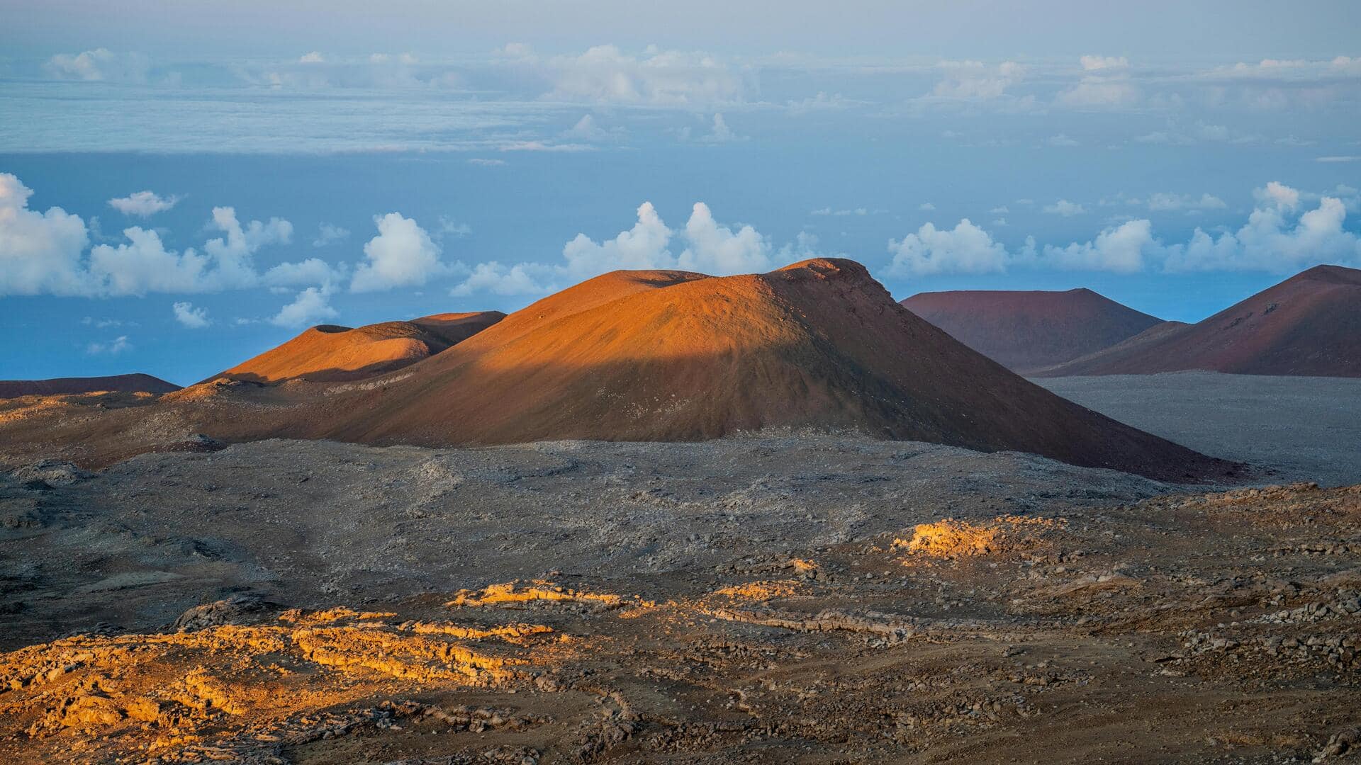 ハワイのマウナケア山で静かな休息を