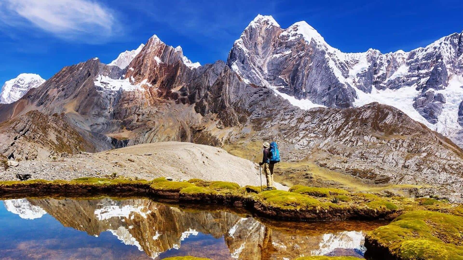 ペルーのコルディエラ・ブランカで冒険を楽しむ