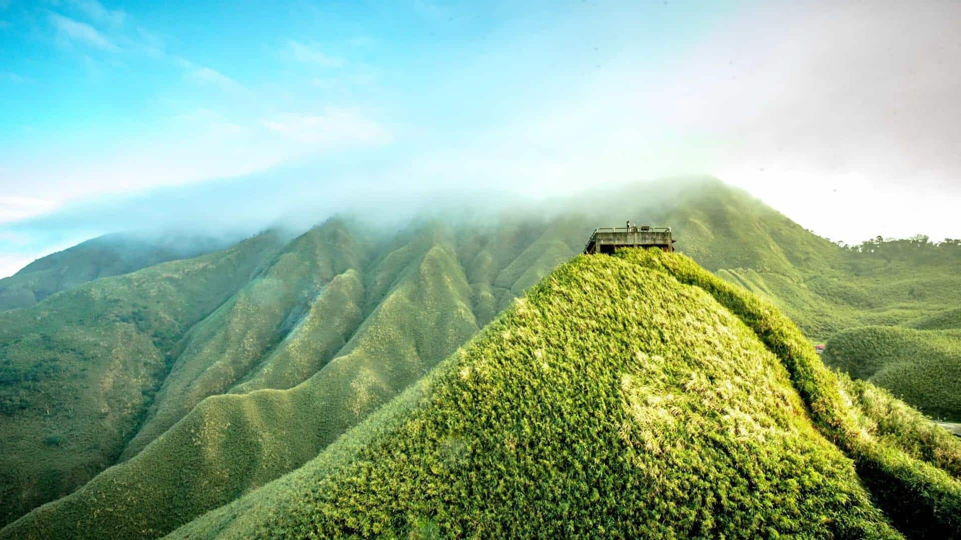 台湾の山岳でリラックス