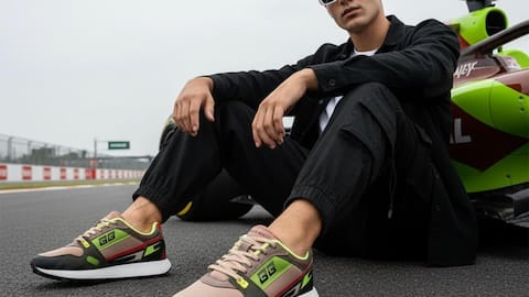 ネオンアクセントスニーカーで都会のエッジを再定義