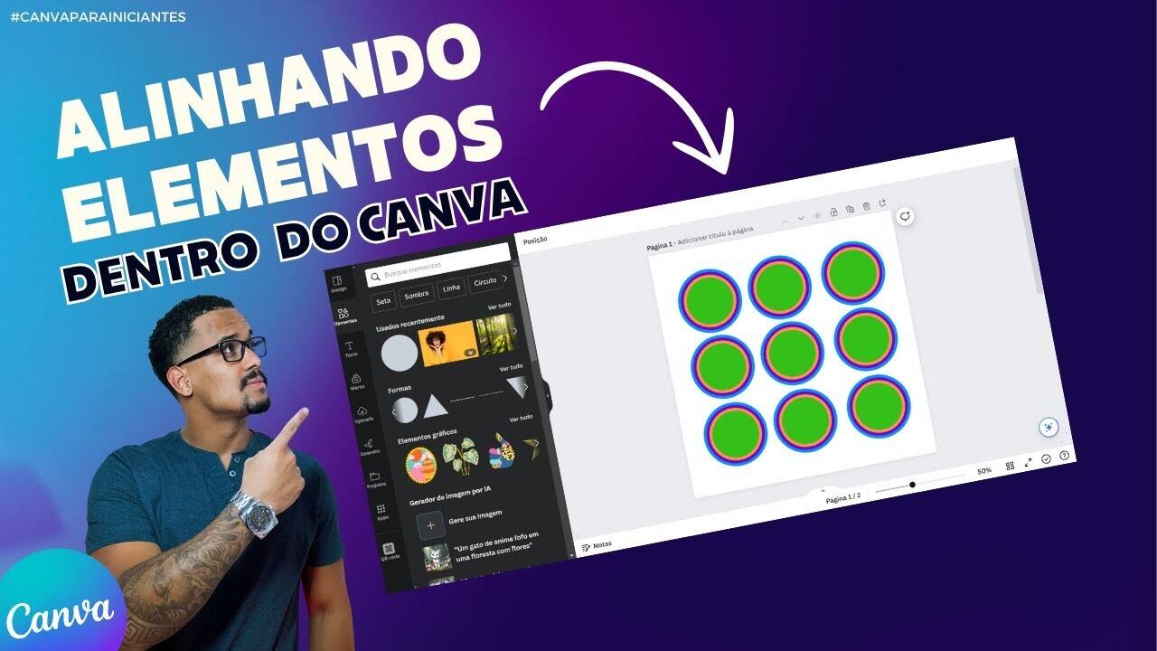 Dominando Ferramentas De Alinhamento No Canva