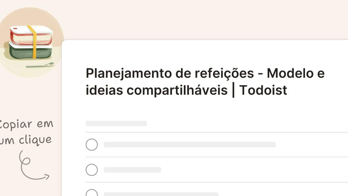 Organizando A Vida Com Templates Do Todoist