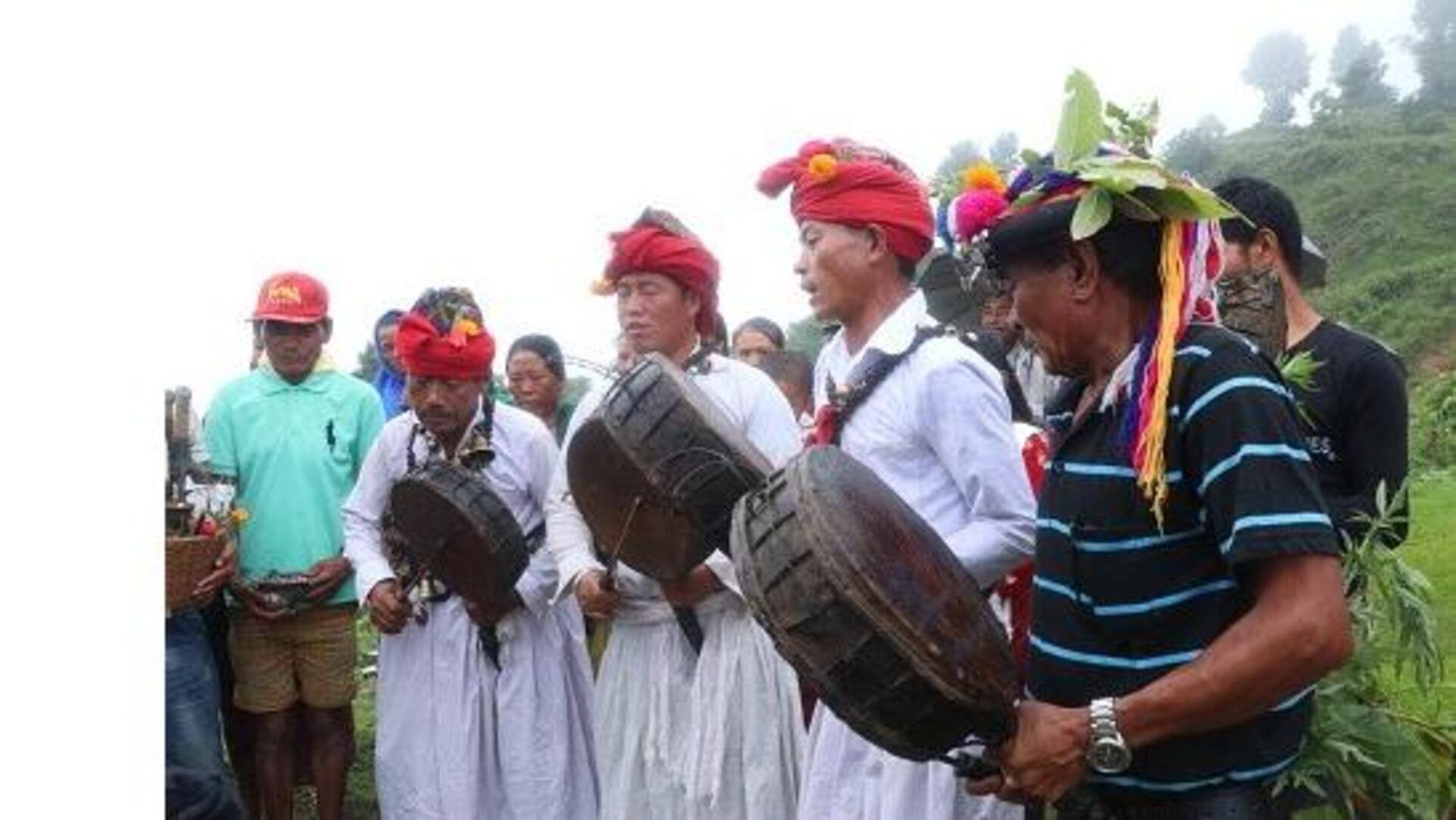 Trajes Tradicionais Da Região De Manang, Nepal