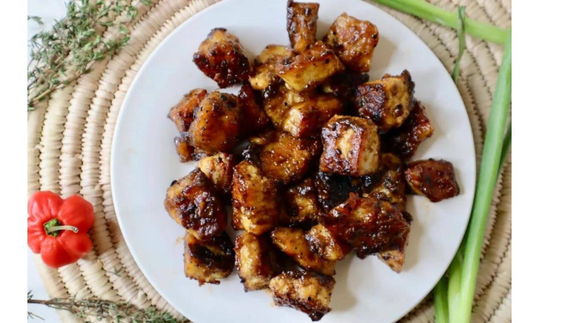 Espetinhos De Tofu Jerk Caribenho: Guia De Preparação