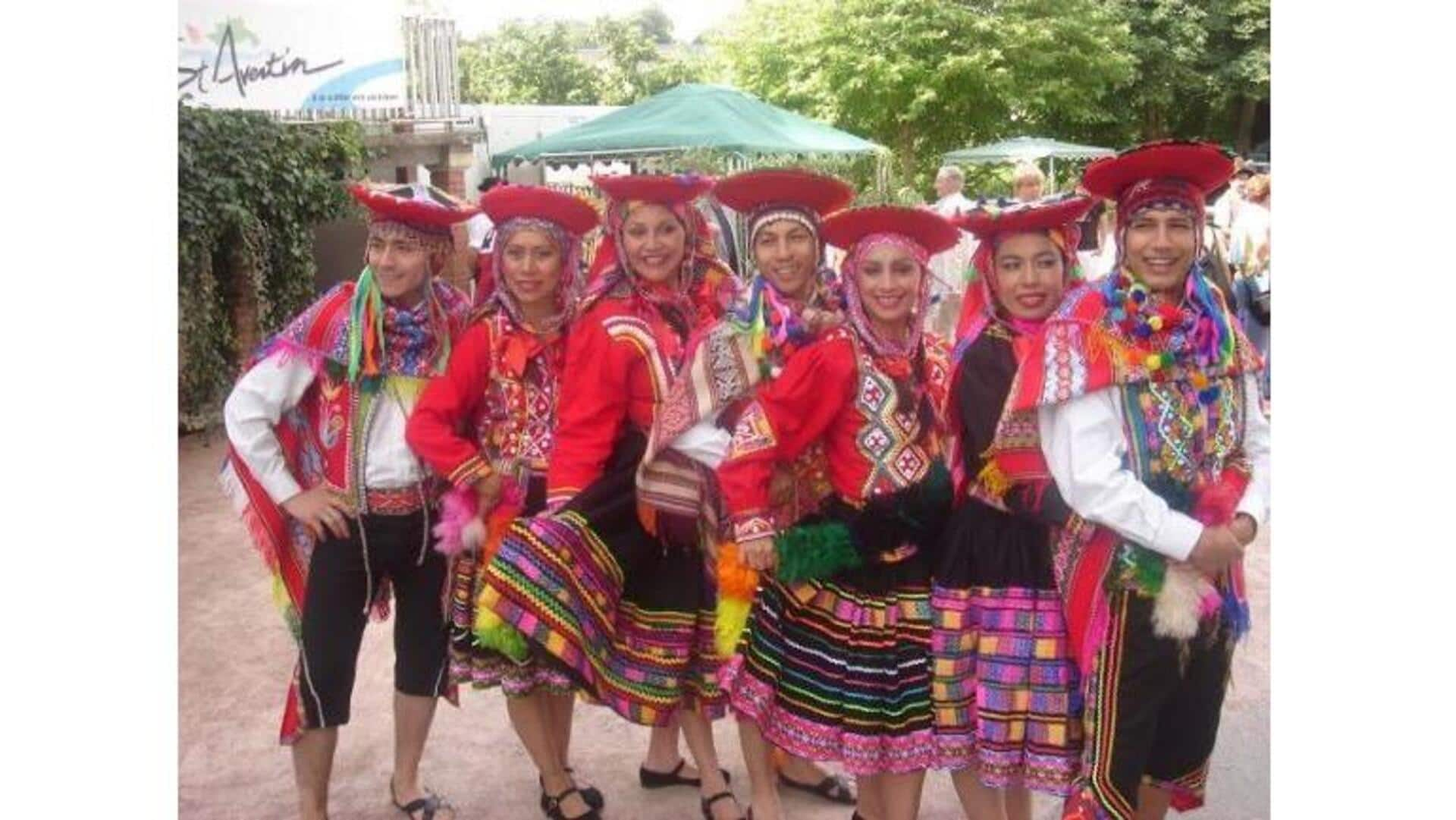 Trajes Tradicionais Da Cultura Moche Do Peru