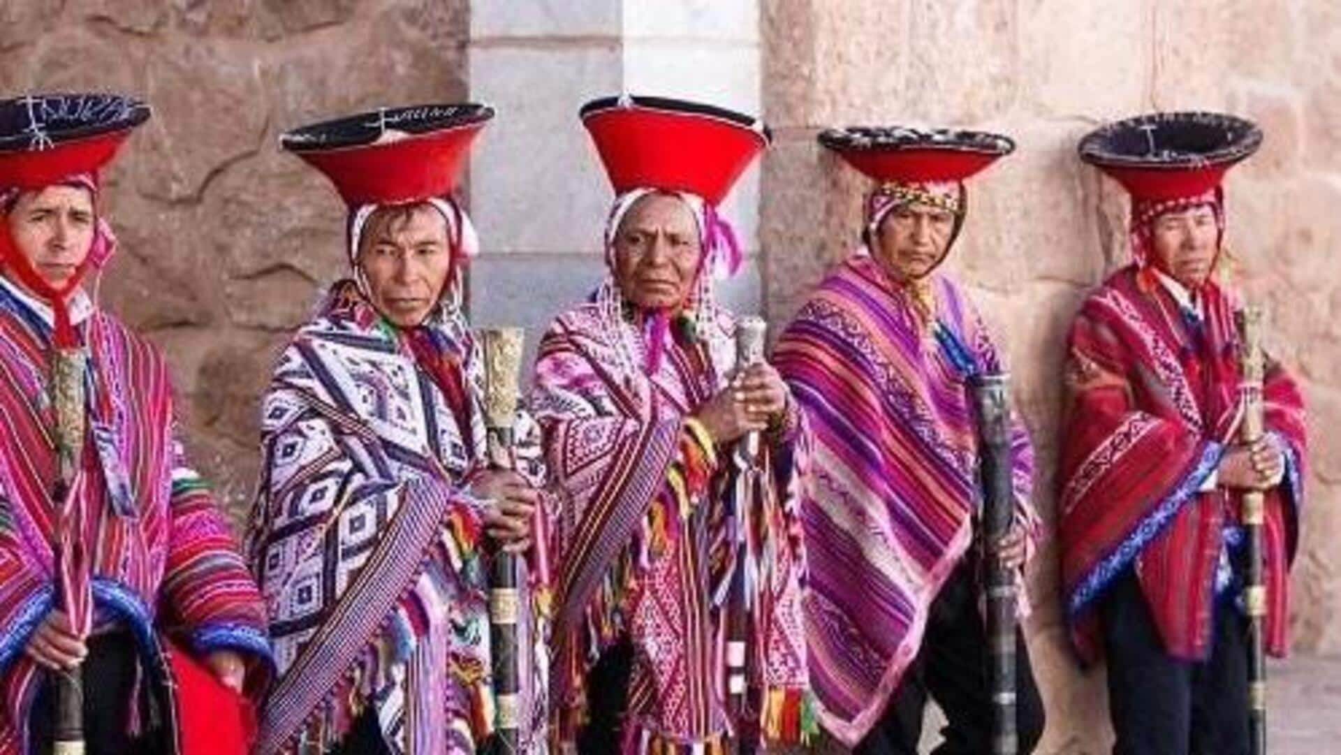 Trajes Tradicionais Da Cultura Paracas