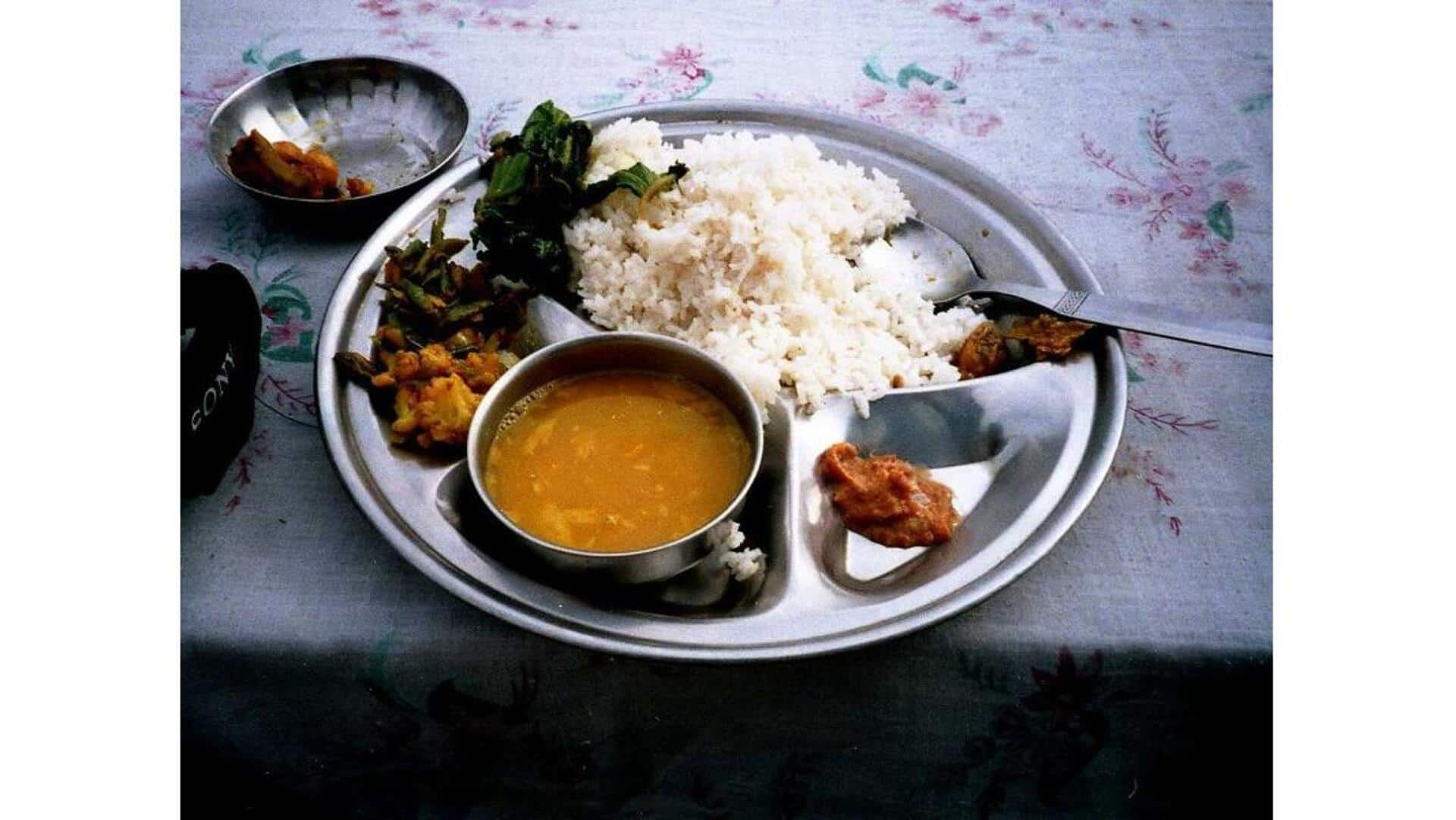 Dal Bhat Vegetariano Nepalês: Guia De Preparação