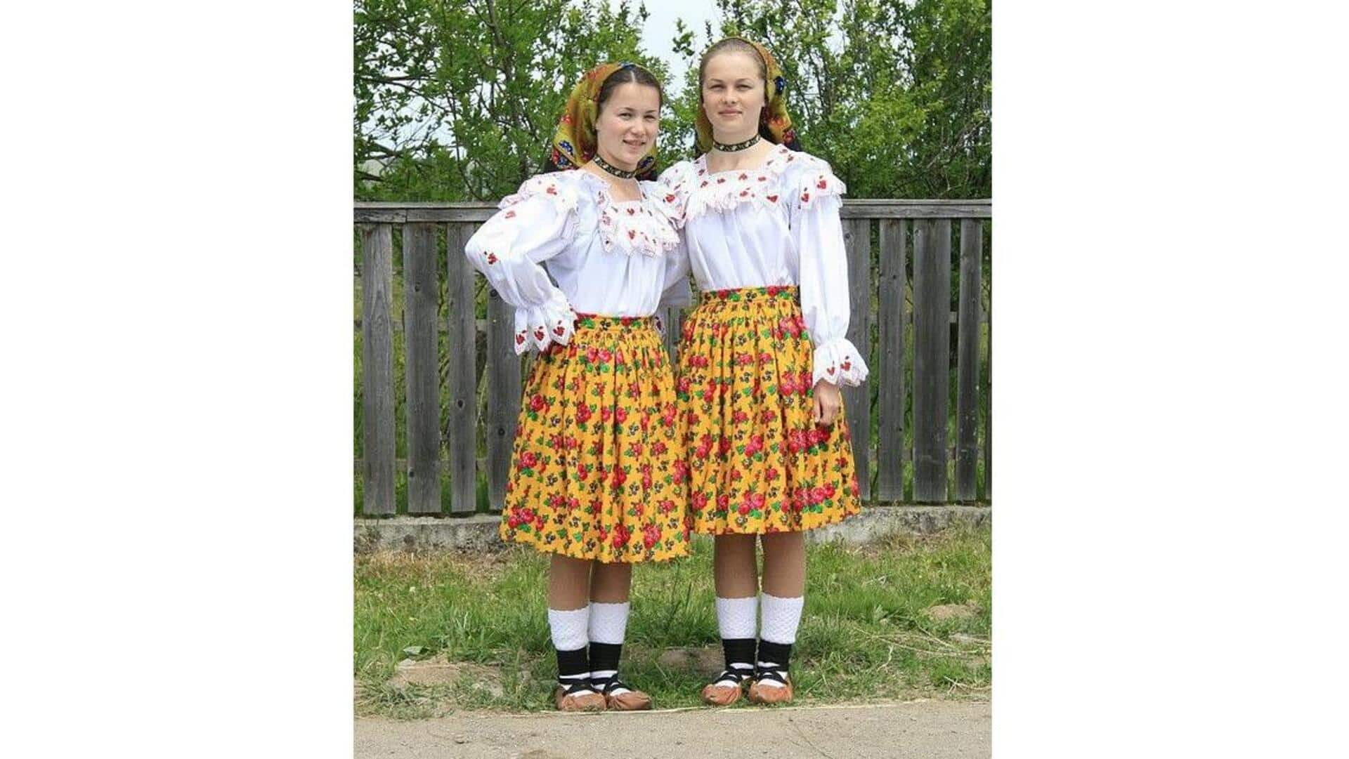 Trajes Tradicionais Da Região De Maramureș, Romênia