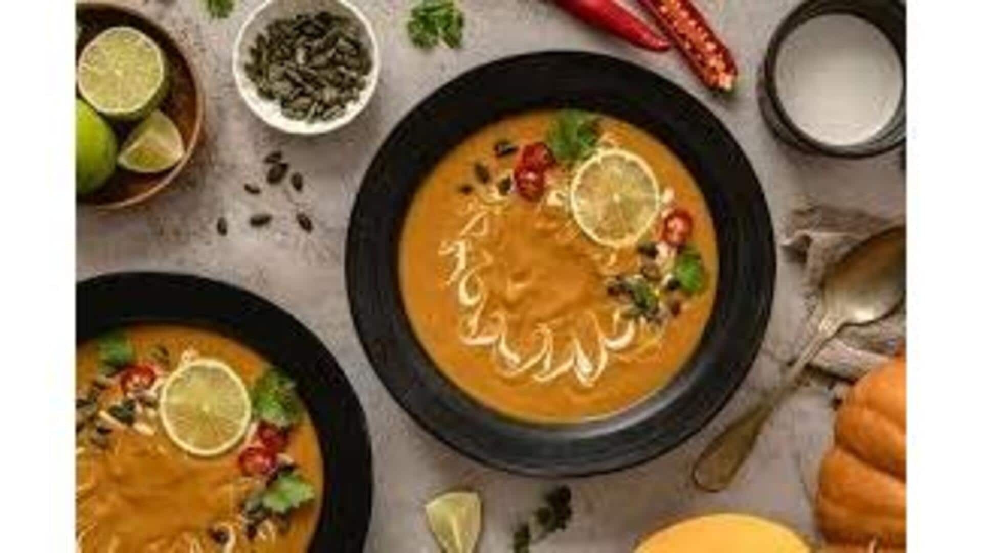 Sopa Tailandesa De Abóbora Com Coco: Guia De Preparação