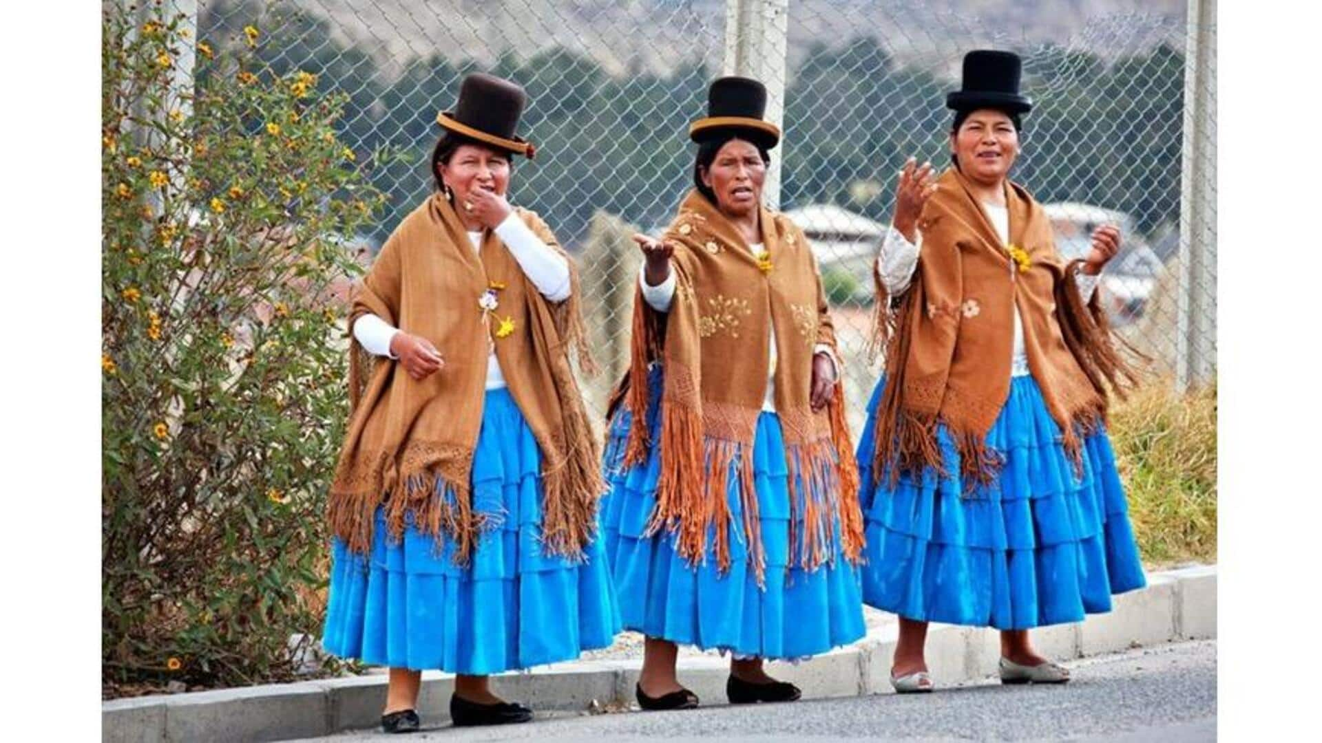 Trajes Tradicionais Dos Aymaras Da Bolívia