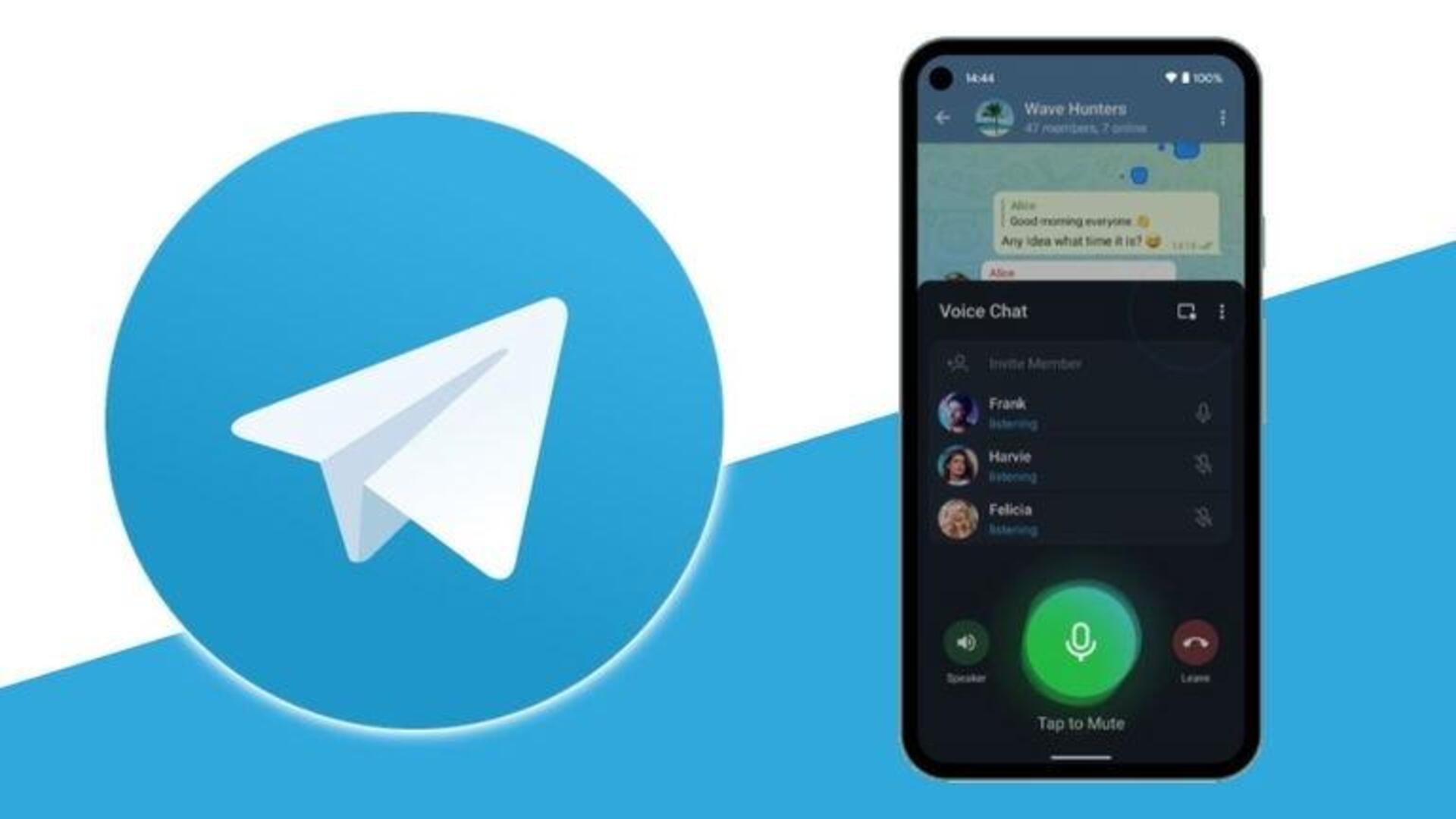 Melhorando A Comunicação Com Chats De Voz No Telegram