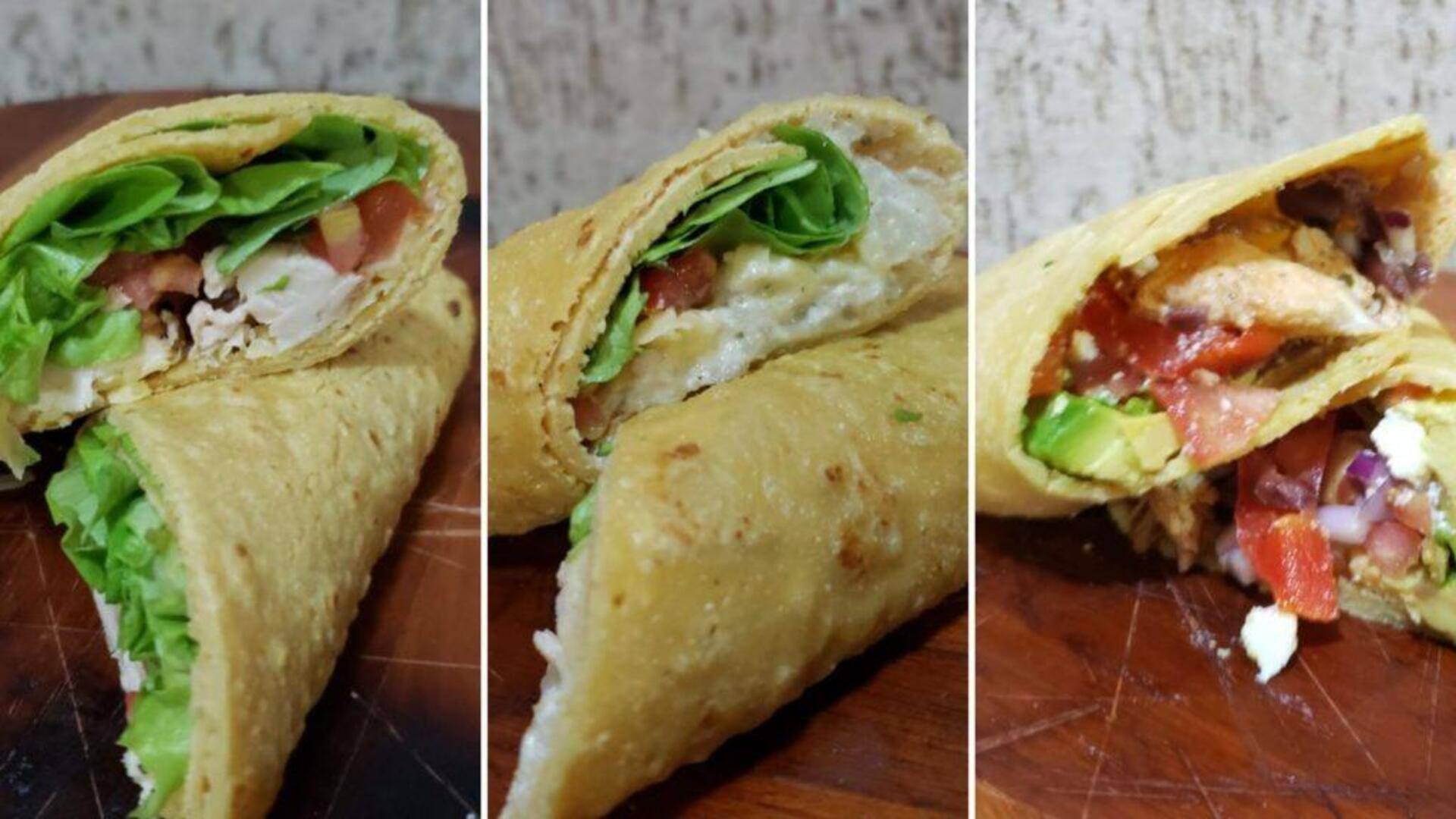 Wraps De Grão-De-Bico E Espinafre: Guia De Preparação