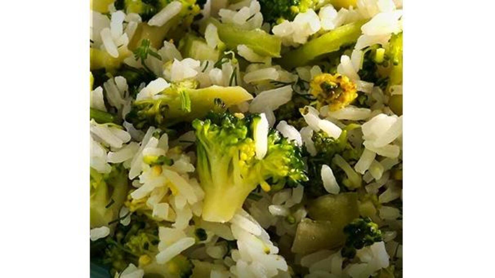 Arroz De Grão-De-Bico E Brócolis: Receita Vegetariana 