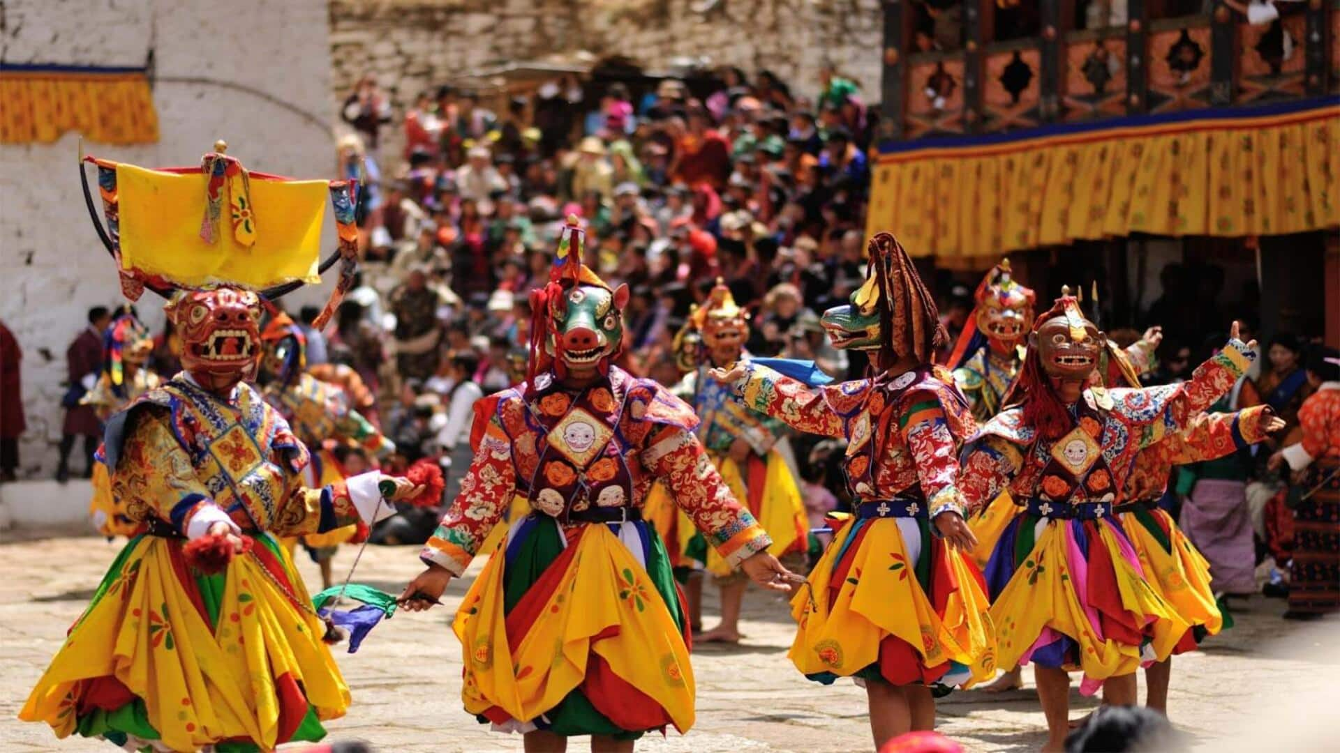 Descubra O Festival Punakha Tshechu Em Bhutan