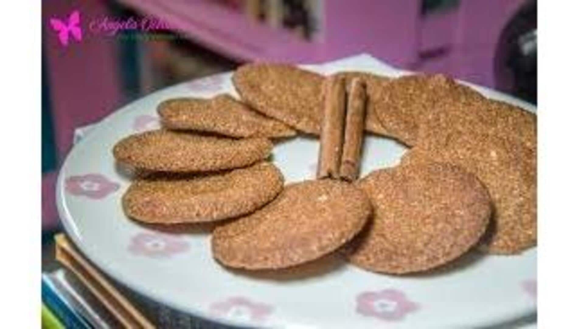 Biscoitos De Amêndoa E Canela: Receita Portuguesa Sem Ovos