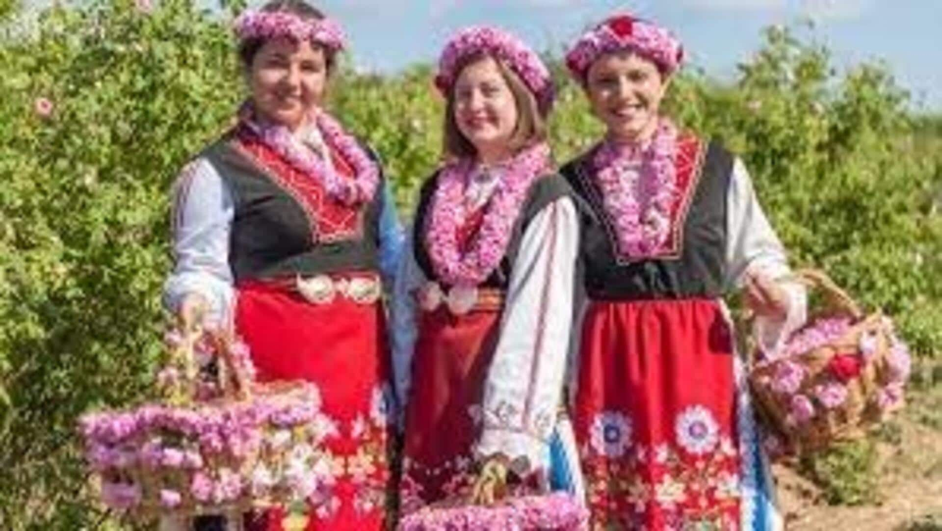 Trajes Tradicionais Da Região Trácia Da Bulgária