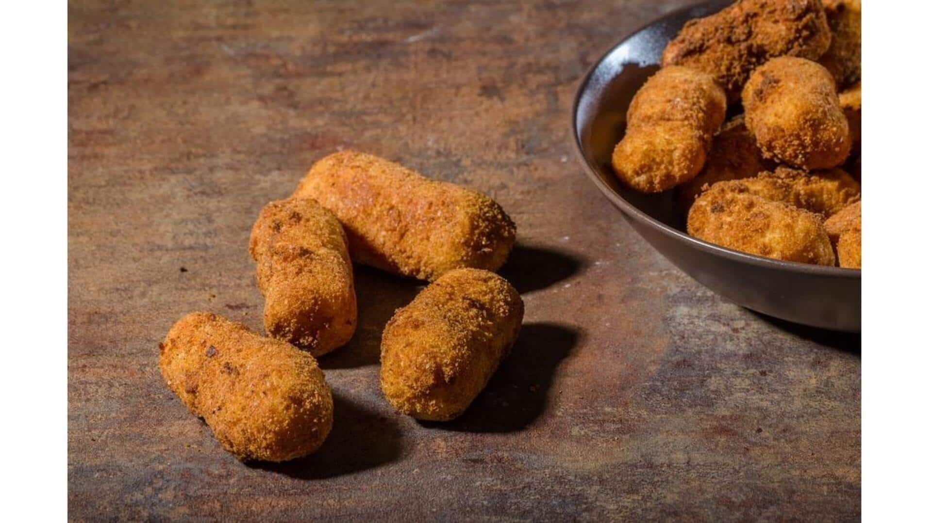 Croquetes De Chorise Indo-Portugueses: Guia De Preparação