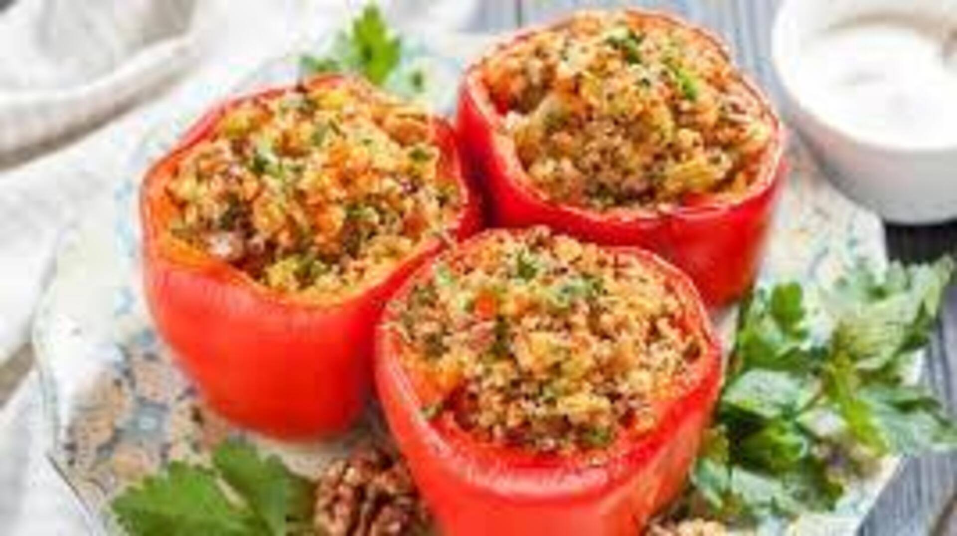 Pimentos Recheados Com Quinoa: Guia De Preparação