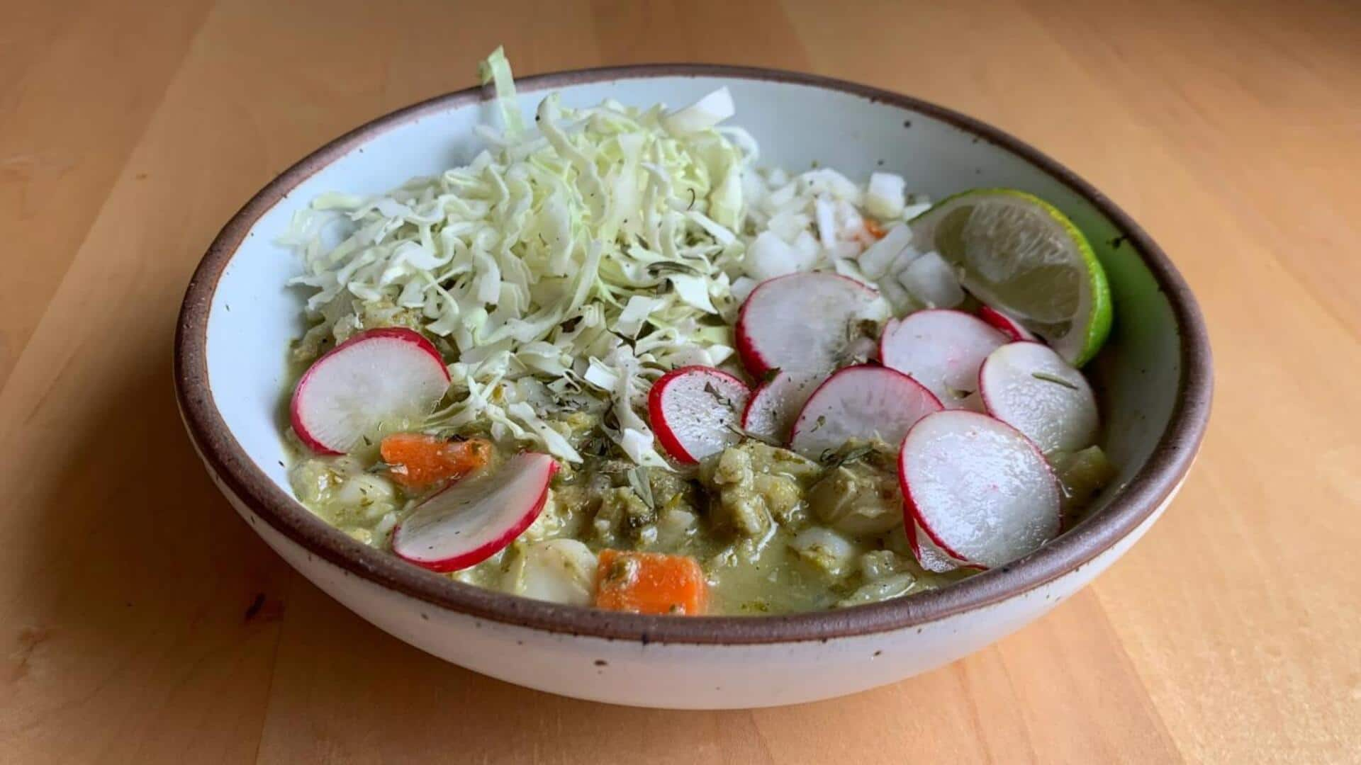 Pozole Verde Vegetariano: Guia De Preparação