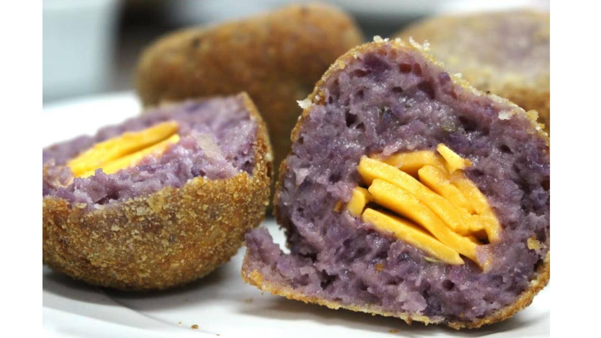 Travesseiros De Inhame Roxo Um Prato Vegetariano: Guia Para Preparar 