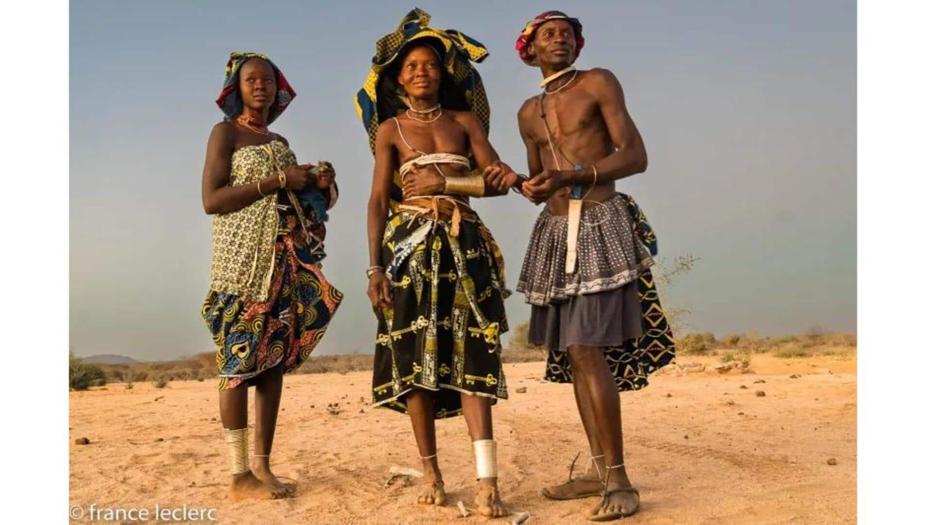 Trajes Tradicionais Dos Ovakuvale De Angola