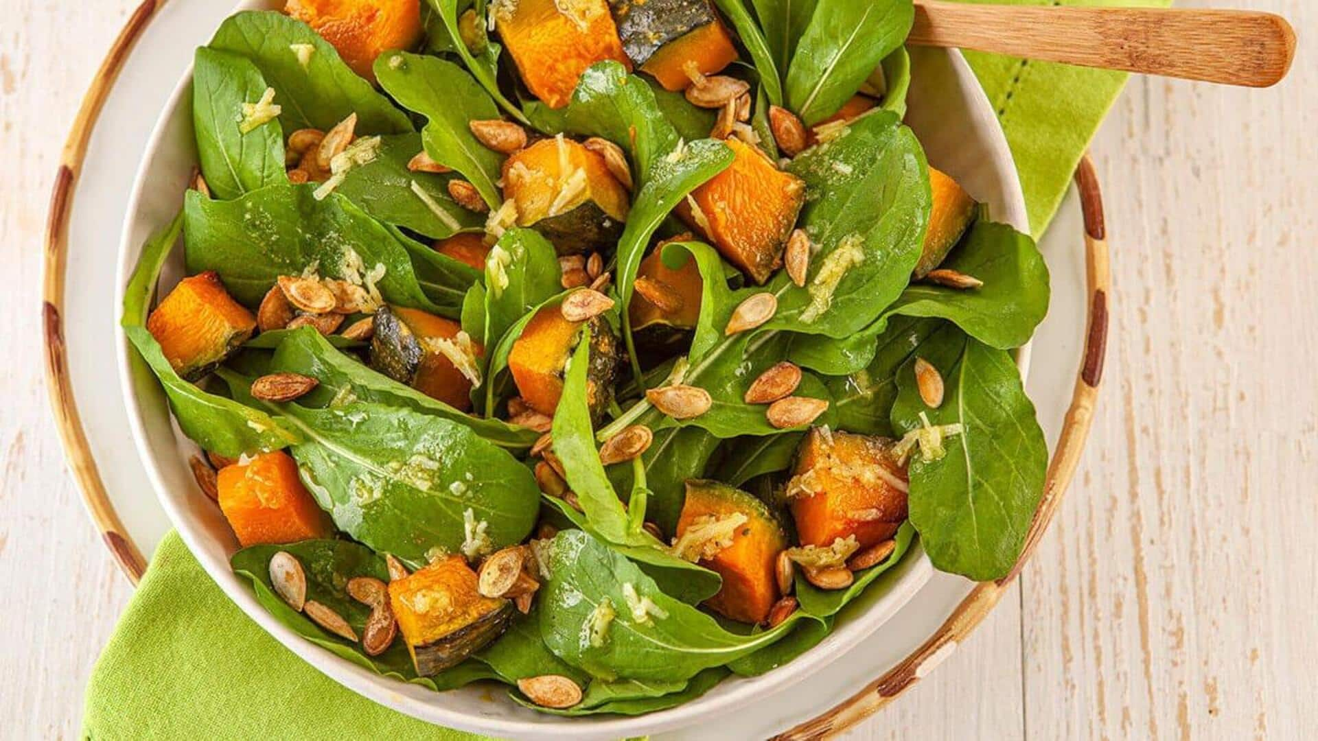 Salada De Abóbora Queimada E Rúcula: Guia De Preparação