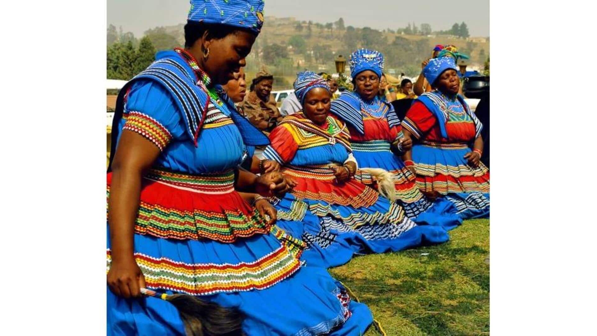 Traje Tradicional Dos Basotho