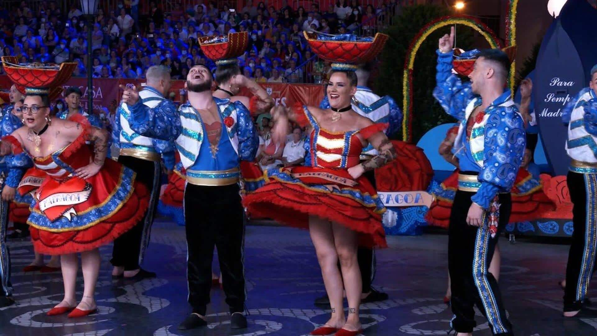 Trajes Vibrantes Das Festas De Arraial Em Portugal