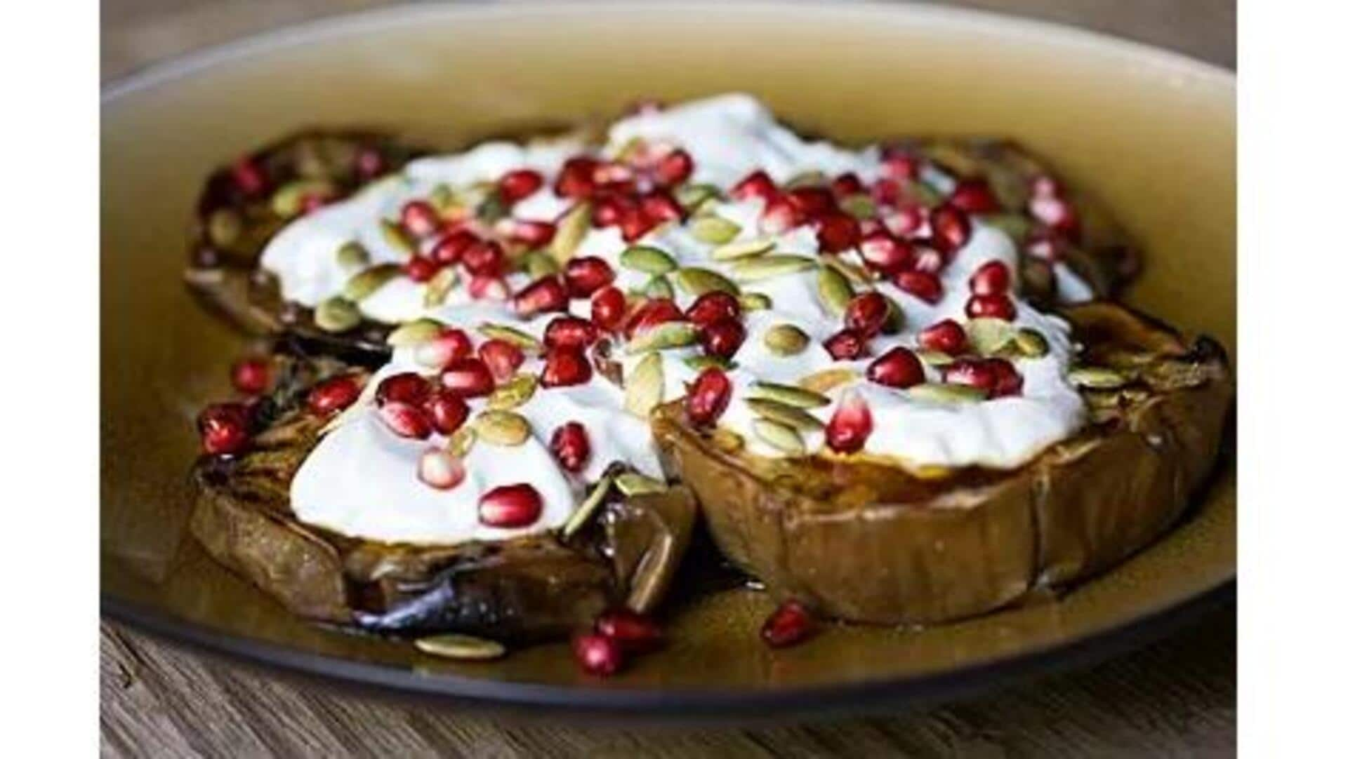 Tajine De Berinjela E Romã: Guia De Preparação