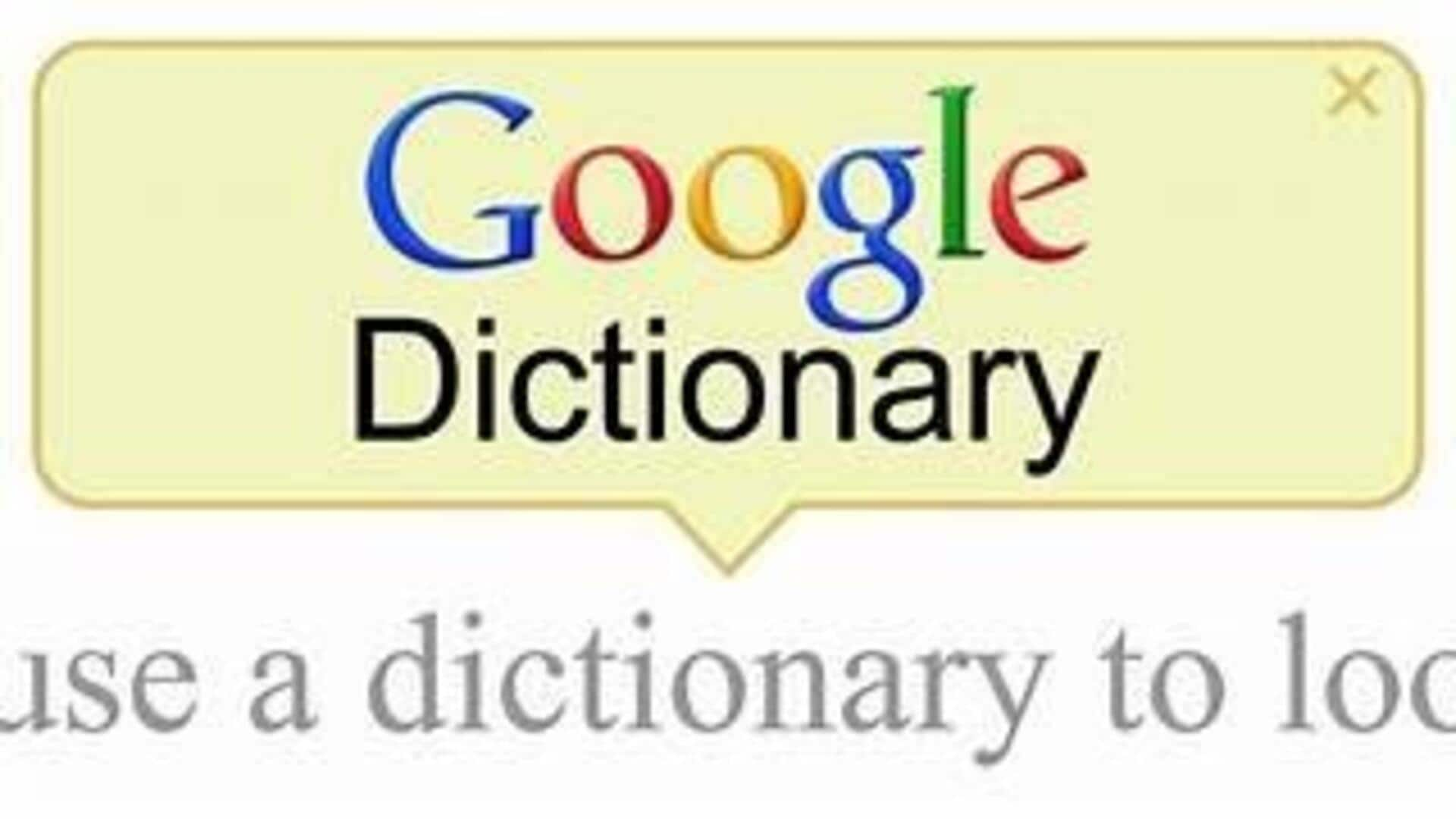 Aprimorando O Vocabulário Com Google Dictionary