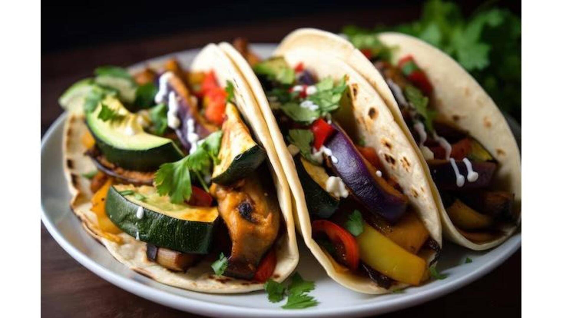 Tacos Vegetarianos Com Legumes Grelhados: Guia De Preparação