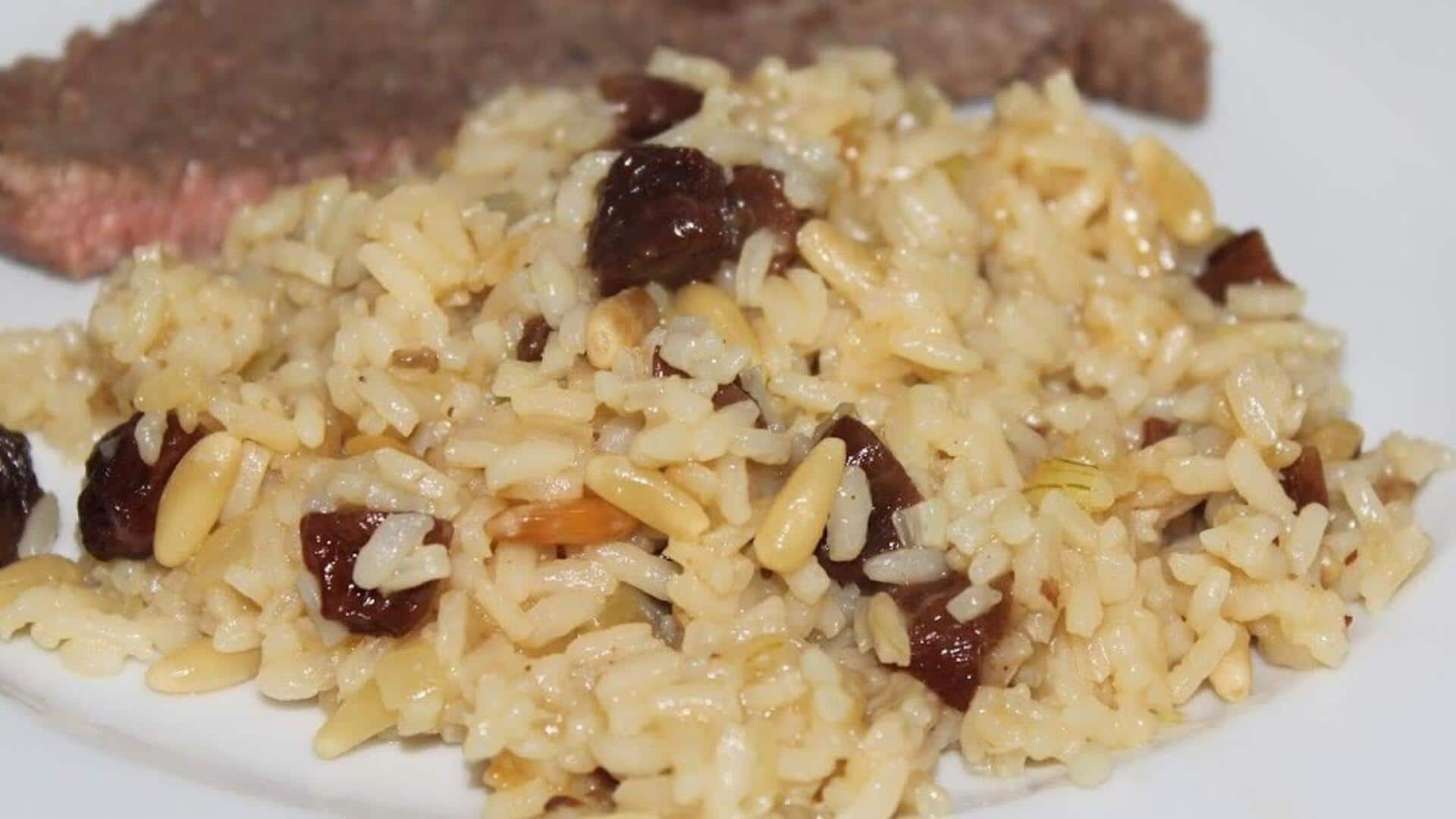 Arroz Com Pinhões E Passas: Guia De Preparação