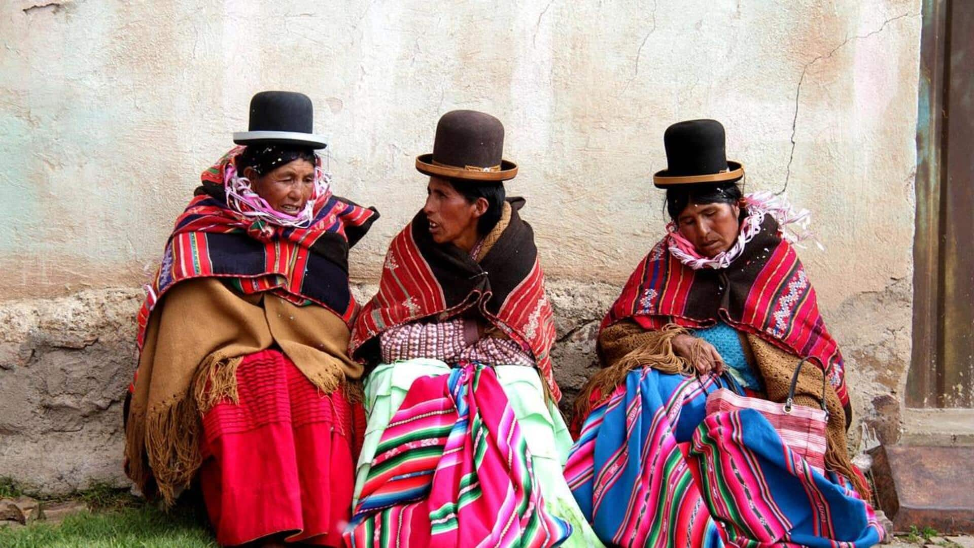 Trajes Tradicionais Dos Tsimané Da Bolívia