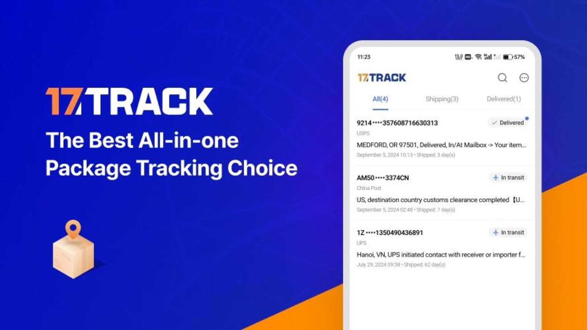 Rastreie Entregas De Pacotes Com O App 17Track