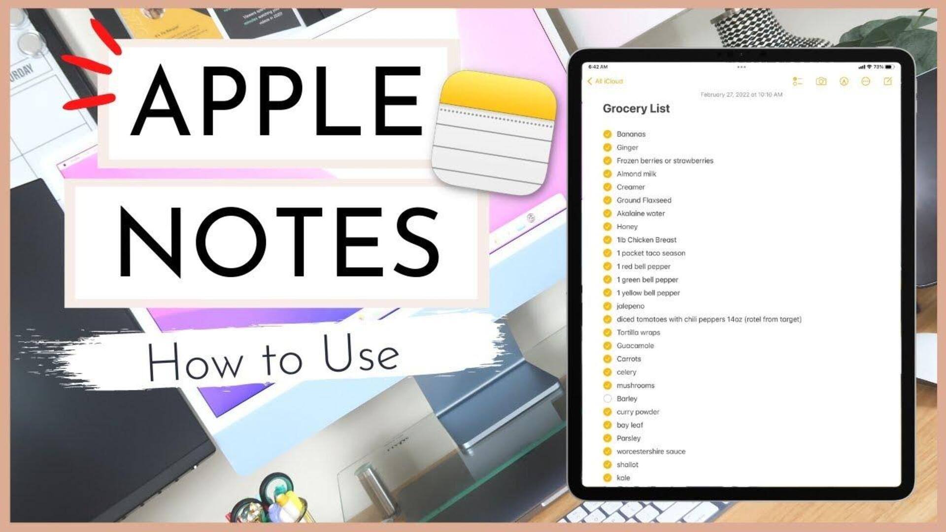 Planejamento De Projetos Com Apple Notes