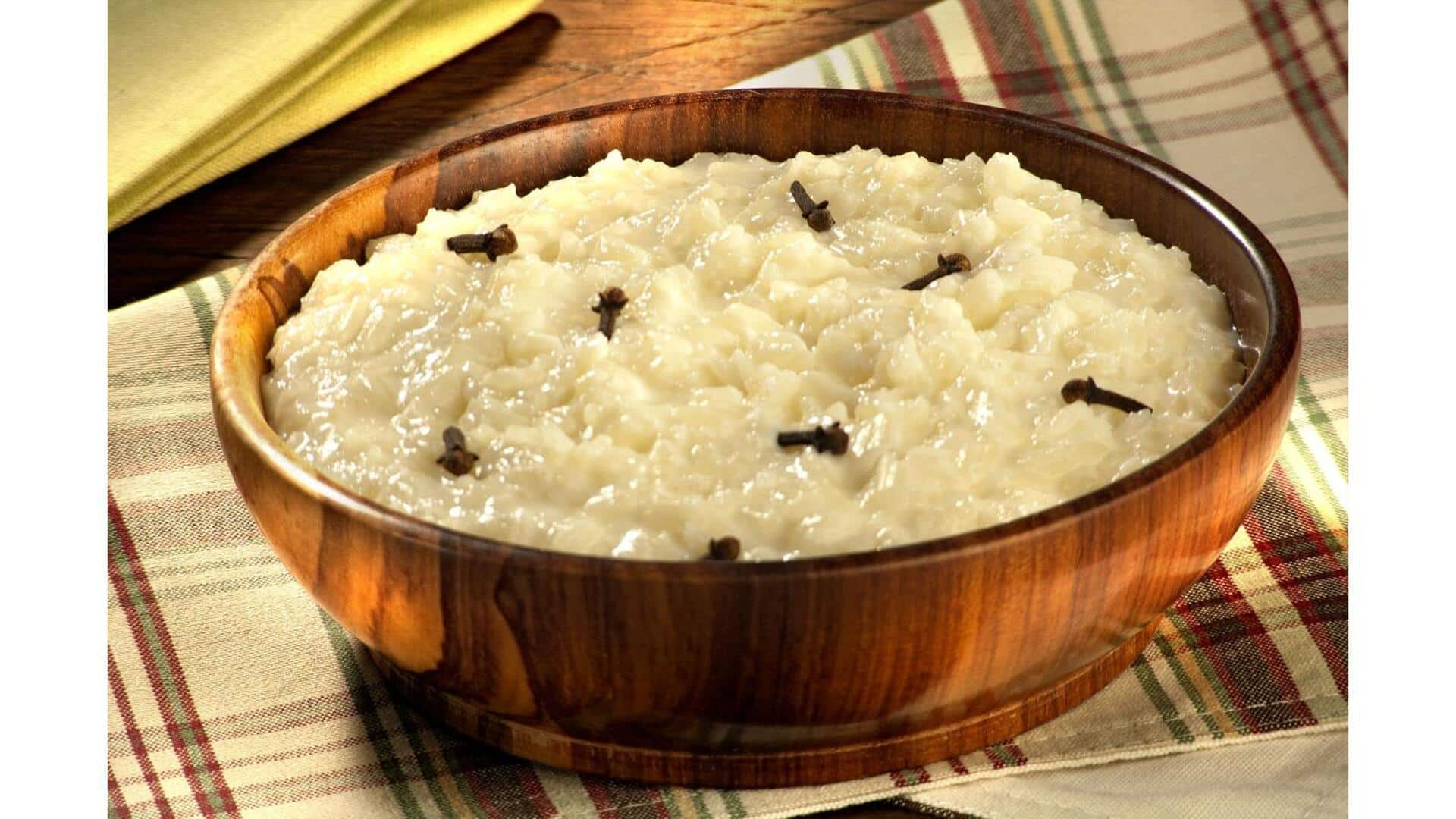 Arroz Doce De Coco Português: Guia De Preparação