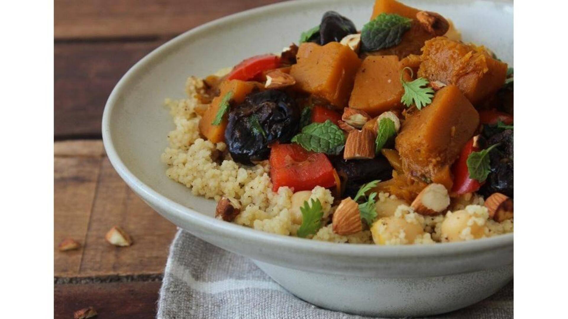 Tagine Marroquino Damasco E Grão-De-Bico: Guia De Preparação