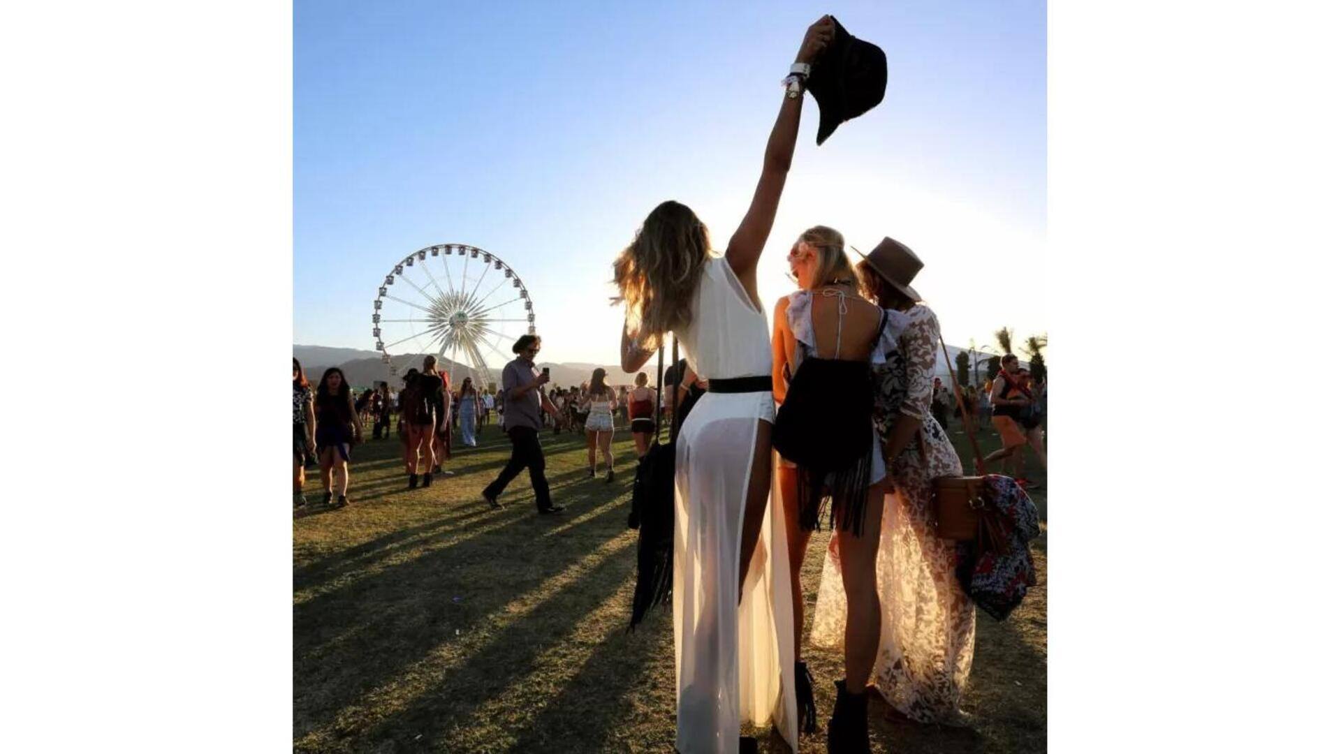 Estilo Para Um Festival De Música Na Primavera Portuguesa