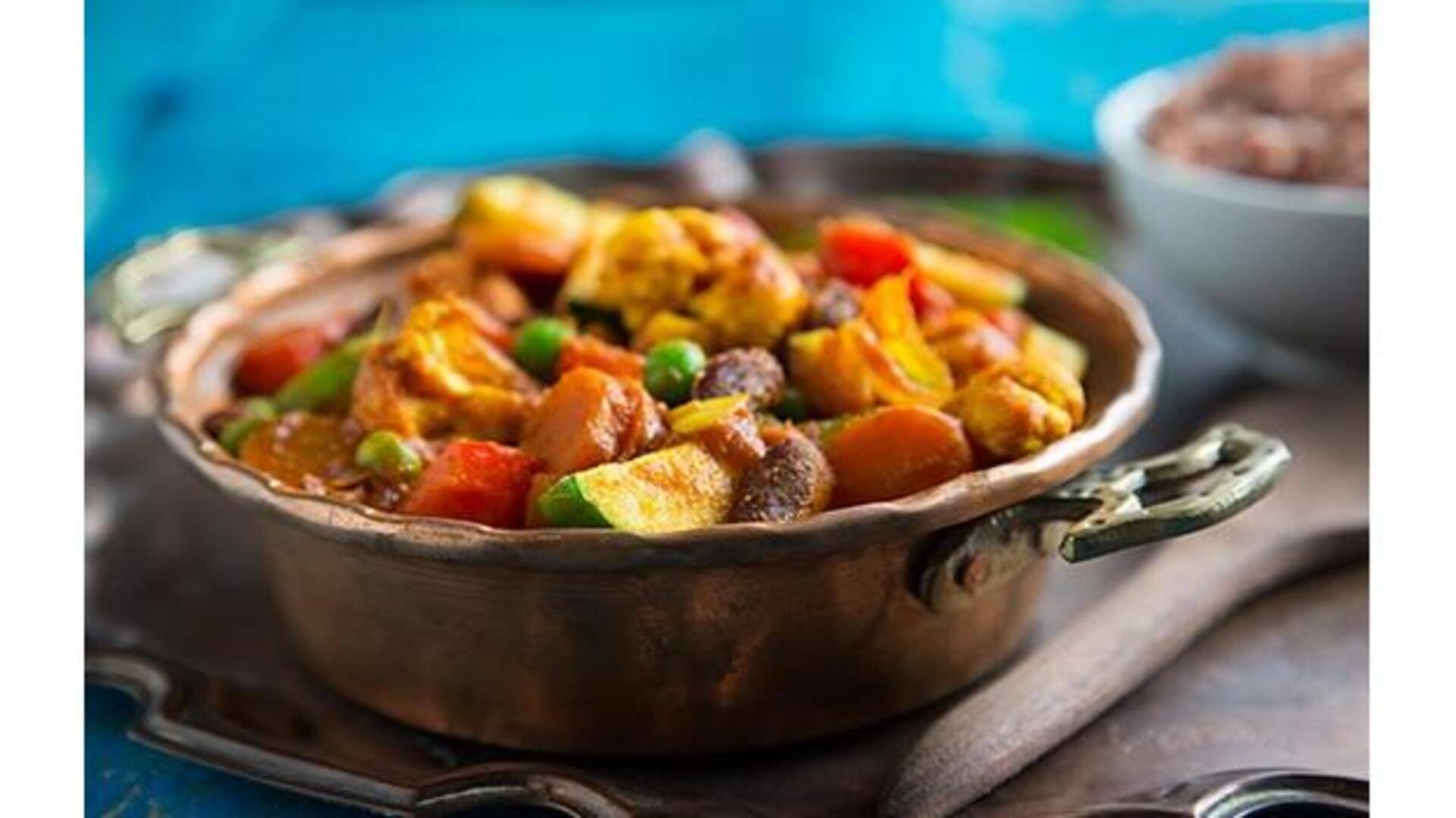 Receita De Vindaloo Vegetariano Indo-Português