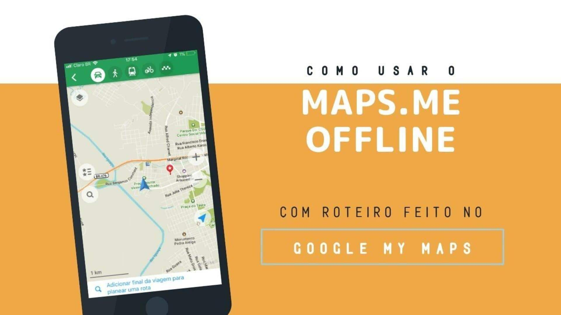 Organizando Rotas De Viagem Com O Maps.Me