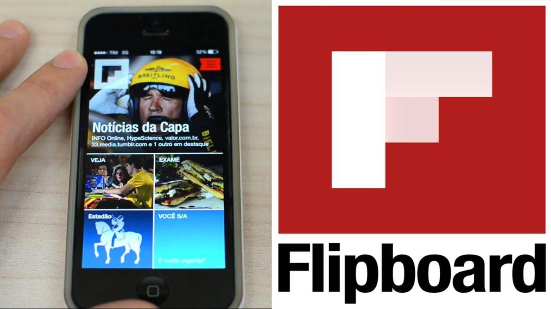 Navegando Notícias Usando Recursos Do Flipboard