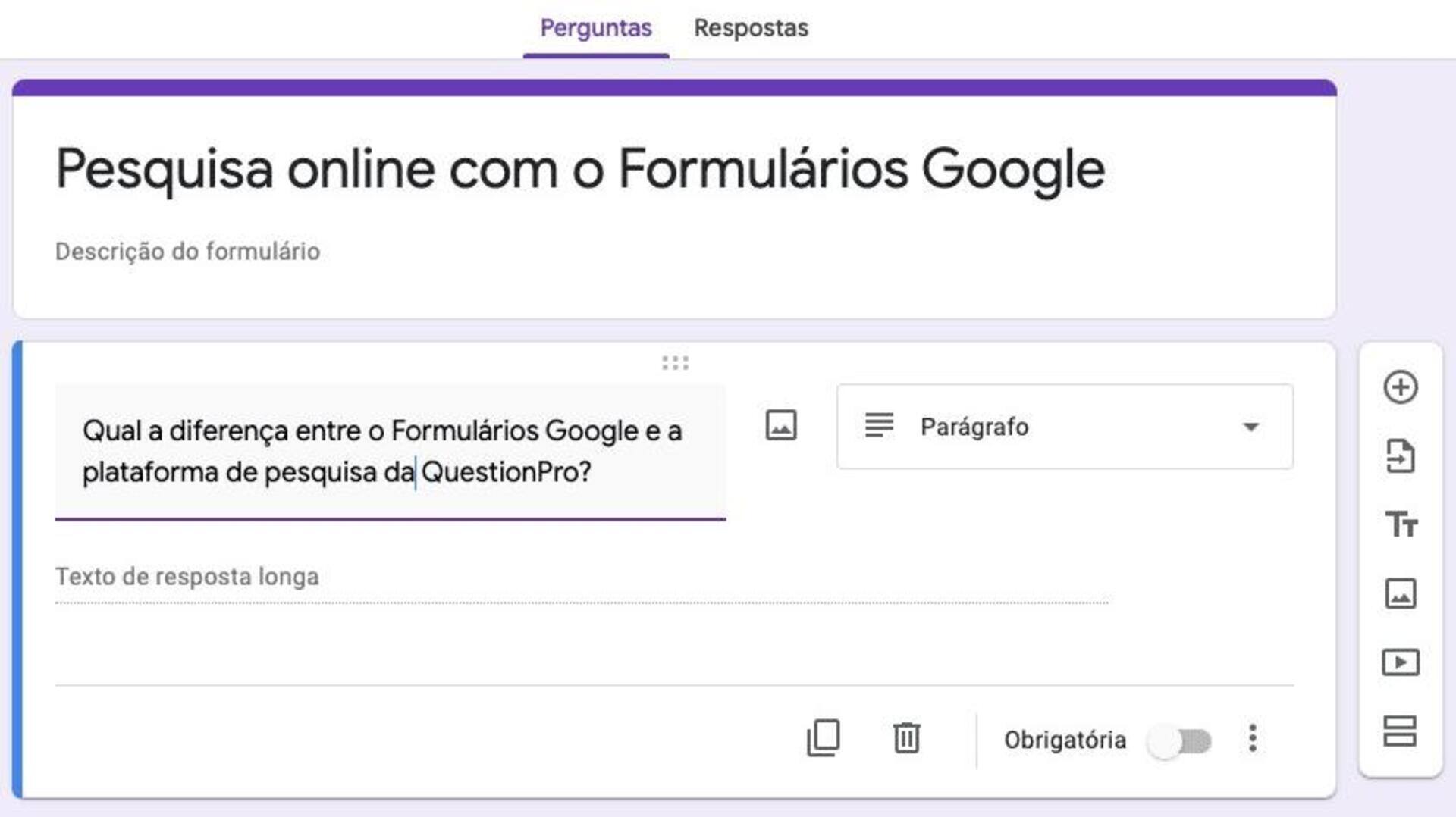 Criando Pesquisas Com Google Forms