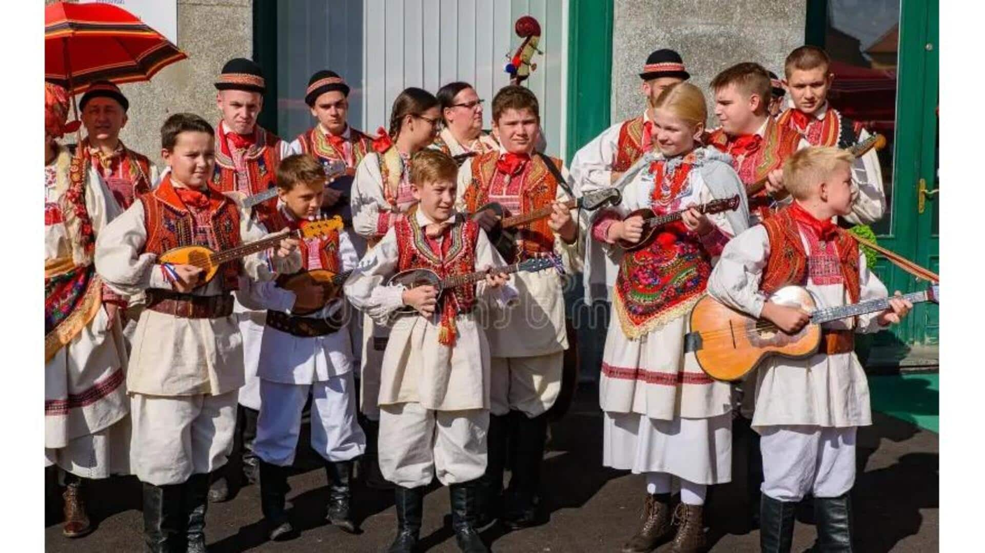 Trajes Tradicionais Da Região De Dubrovnik, Croácia