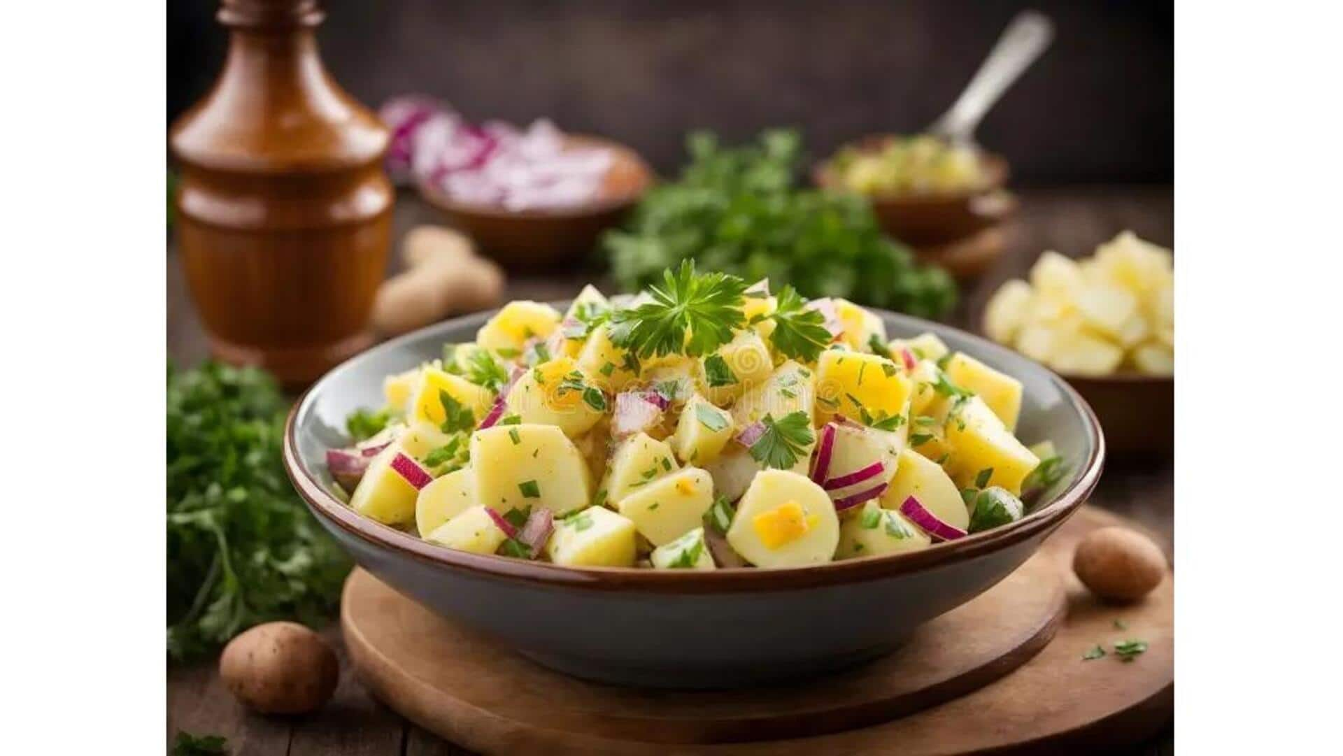 Kartoffelsalat Vegetariano Alemão: Guia De Preparo