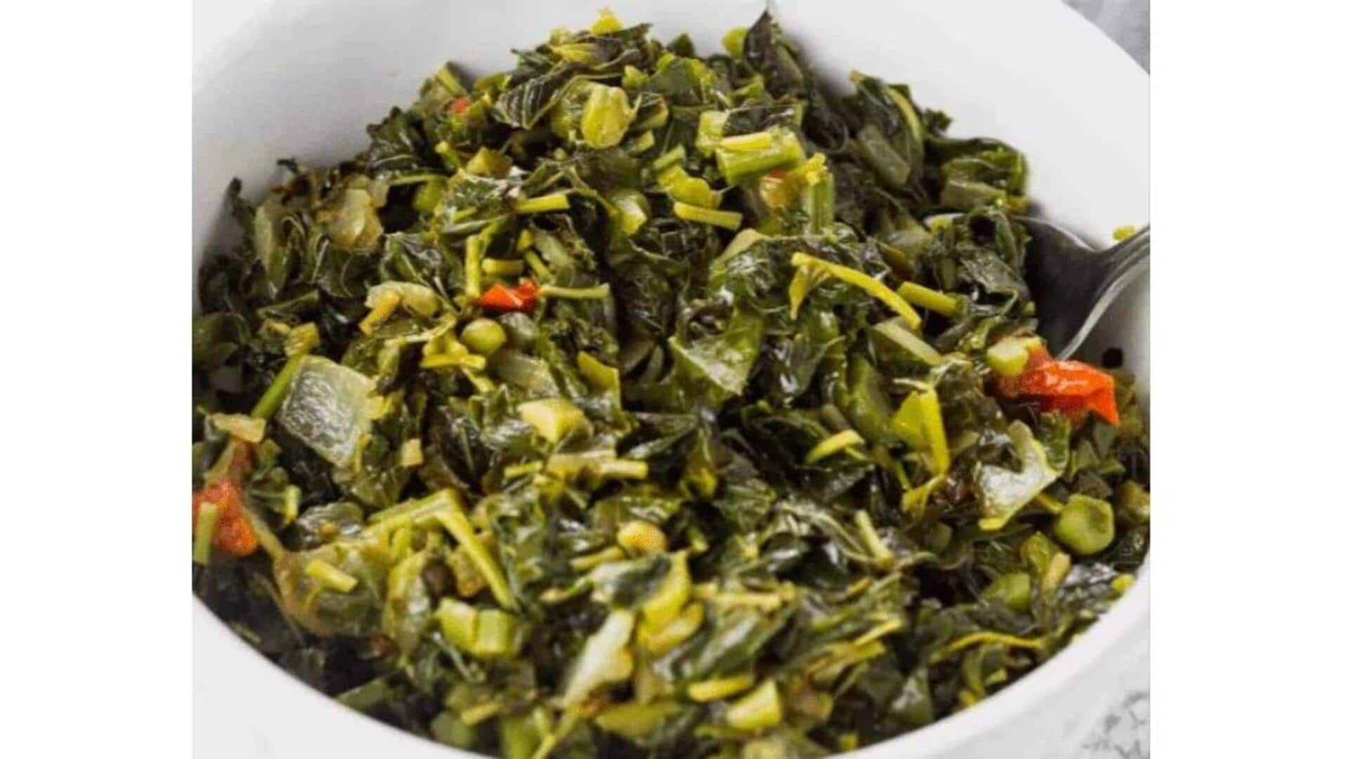 Callaloo Vegetariano Inspirado No Caribe: Guia De Preparação