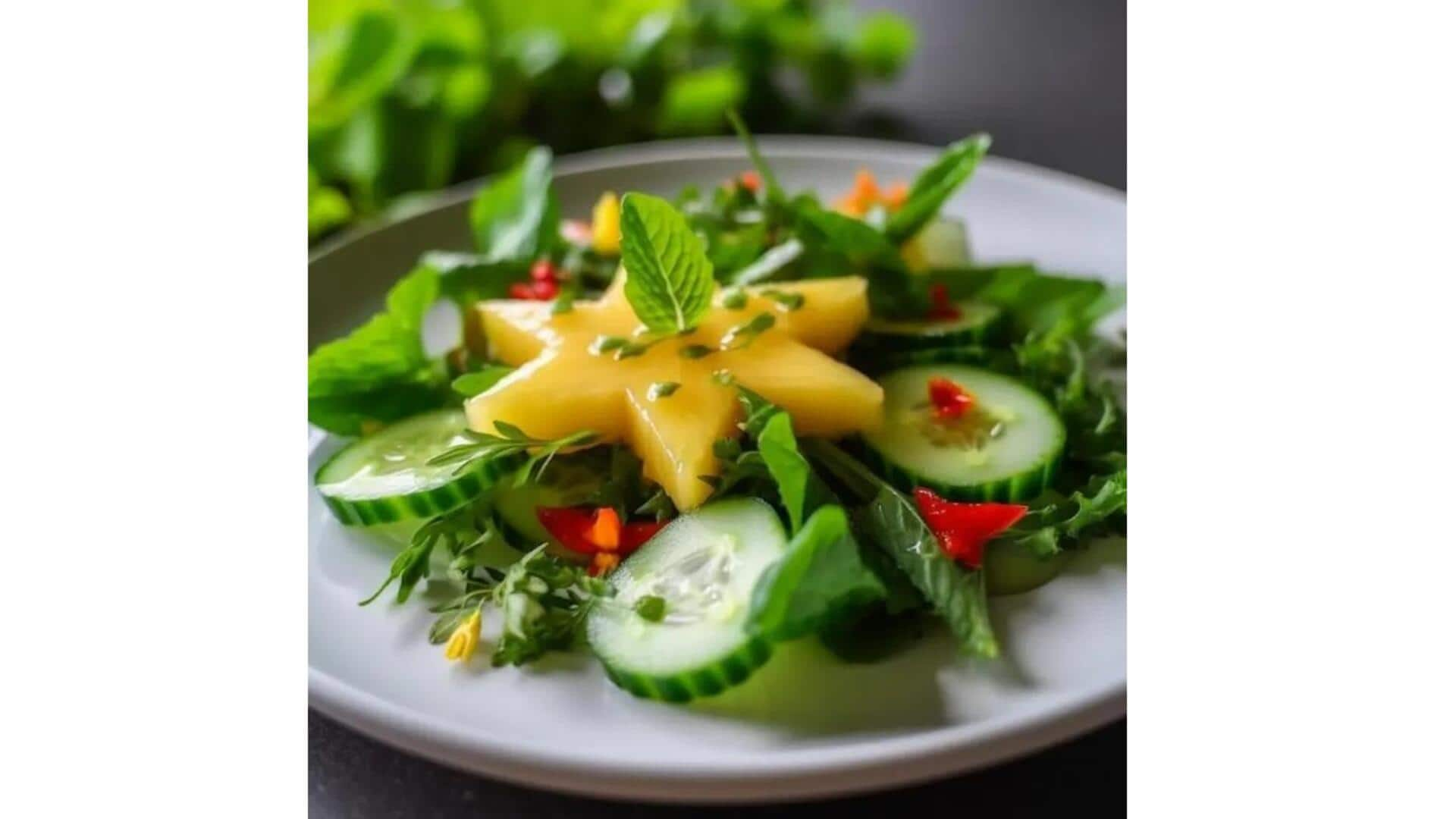 Salada De Carambola E Manjericão: Guia De Preparação