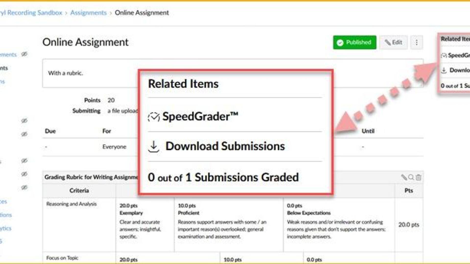 Avaliação Eficiente Com Canvas Speedgrader